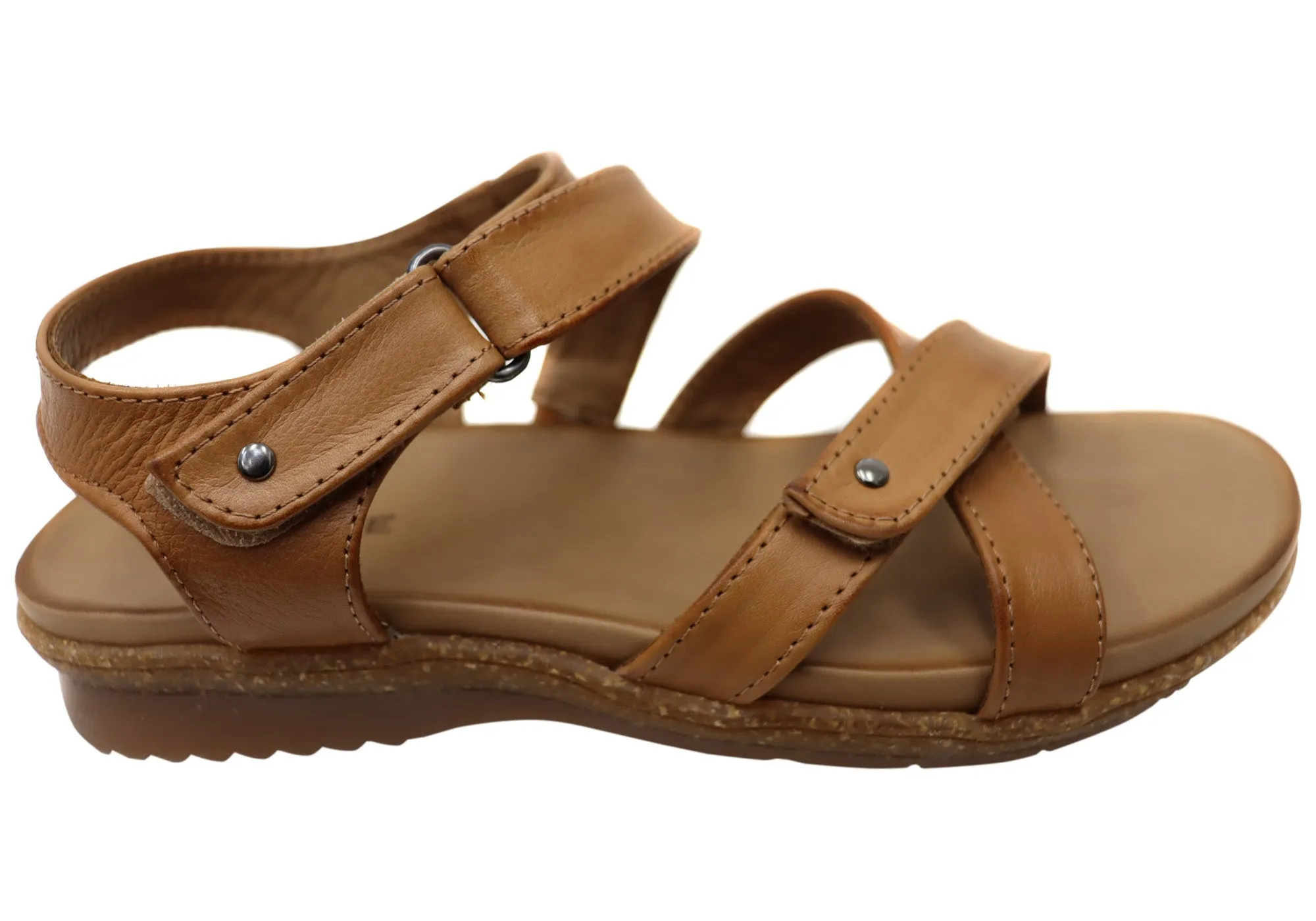 Relaxed Walk Orizonte Orbost Womens Comfortable European Leather Sandals