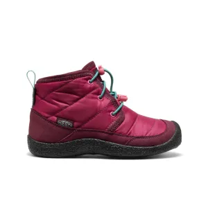 Anti Odor Snowy Path Everyday Wear Big Kids' Howser II Waterproof Chukka  |  Beaujolais/Pool Blue