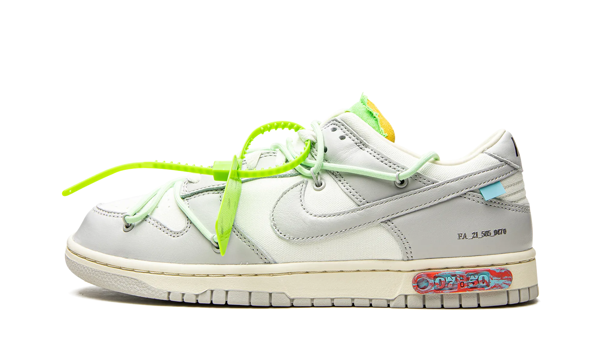 Dunk Low "Off-White - Lot 07" Seamless Design