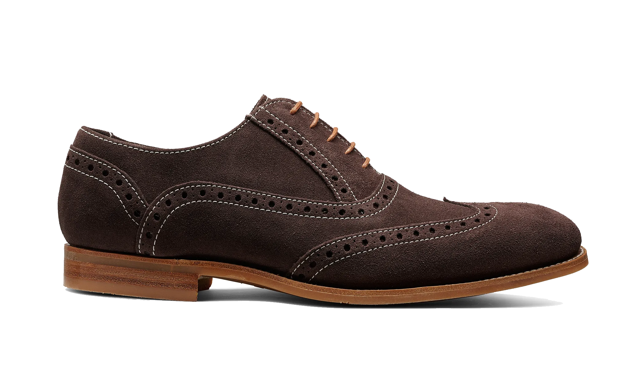 Clean Edges Club Fit Grant - Chocolate Suede