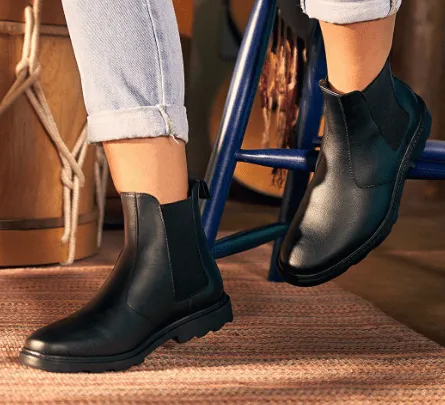 LaceUp 'Work Chelsea' Unisex Chelsea vegan boots by Ahimsa - black
