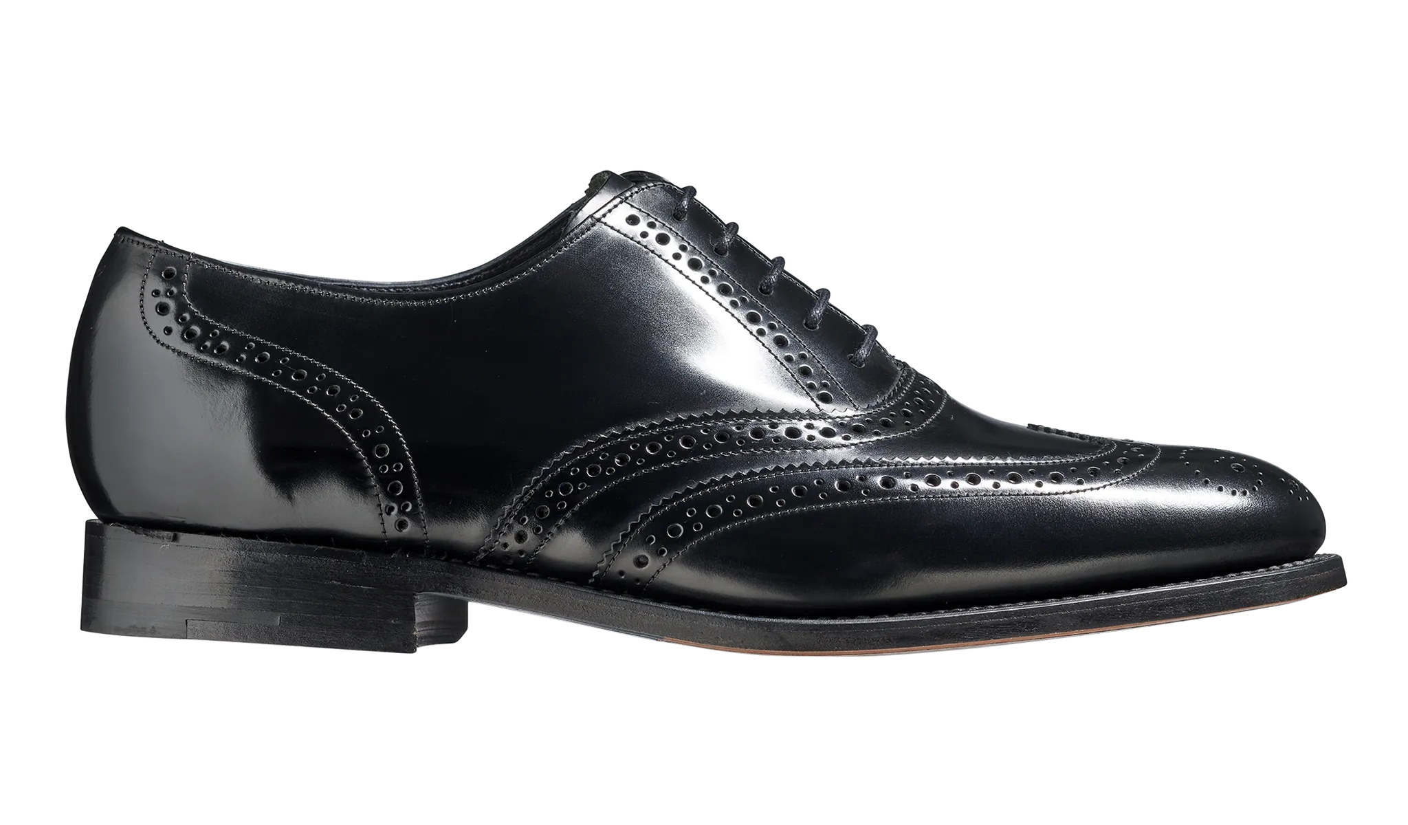 Comfortable Sole Fast Fit Chancery - Black Hi-Shine