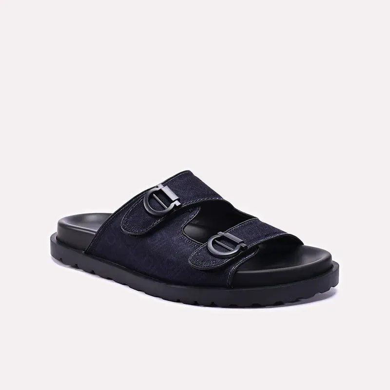 Blue Casual Slippers For Men 0151148 Chill Fit Footwear