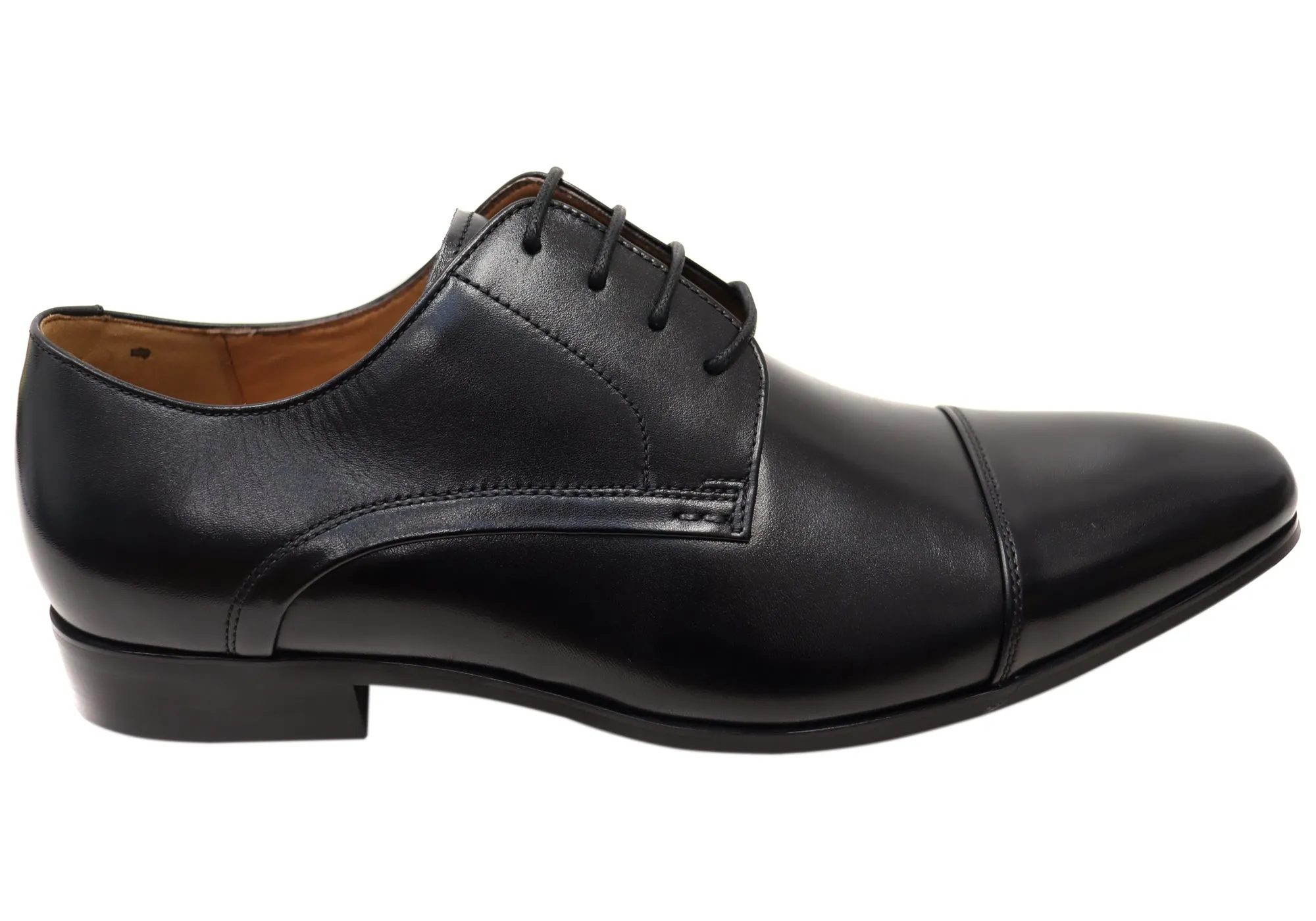 Florsheim Mens Clayton Cap Toe Derby EEE Wide Leather Dress Shoes Refined Comfort Marriage Fit