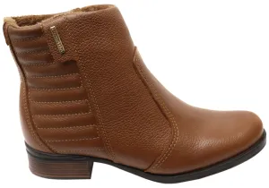 light texture Dry Interior Pegada Dulce Womens Comfortable Brazilian Leather Ankle Boots