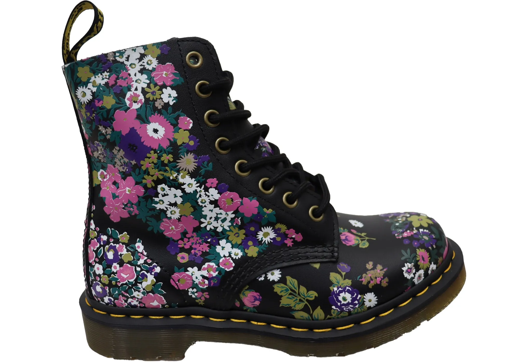Dr Martens 1460 Vintage Pascal Womens Leather Fashion Lace Up Boots Lace Up Dust Guard