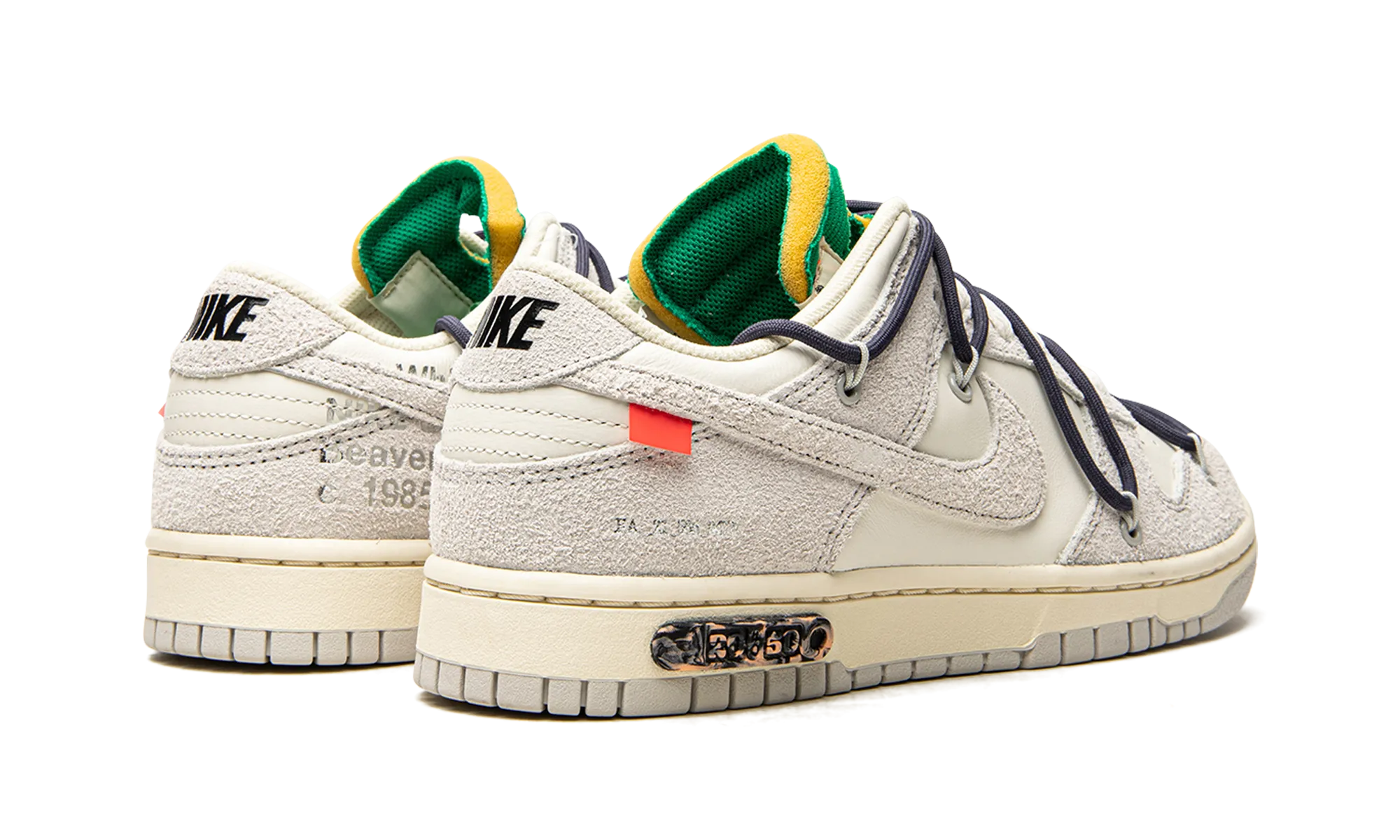 Dunk Low "Off-White - Lot 20" Travel Choice