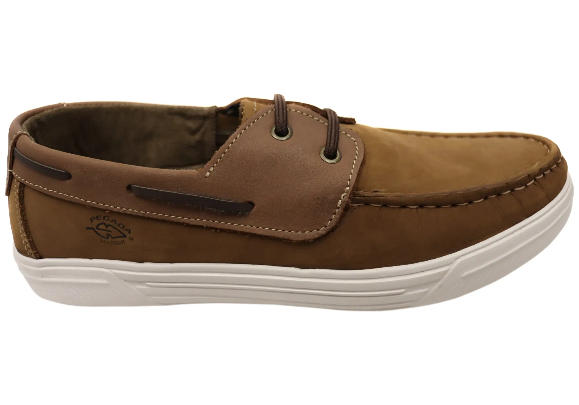 Pegada Wright Mens Comfortable Leather Casual Shoes Made In Brazil Club Meet