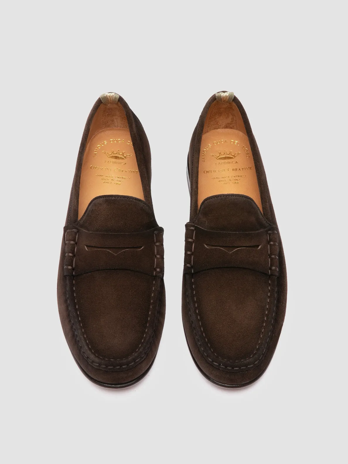 Night Out BALFRON 002 - Dark Brown Suede Penny Loafer