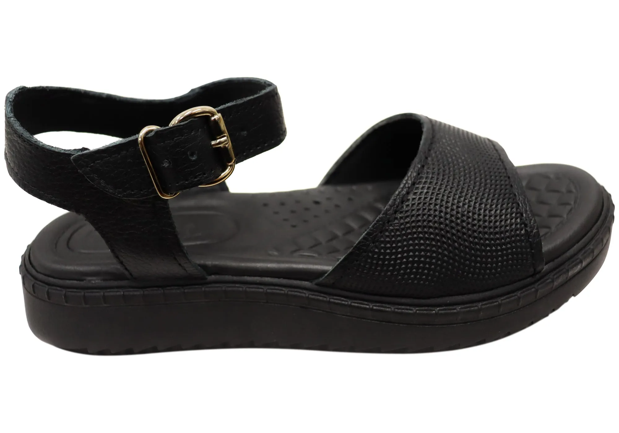 Pegada Vayano Womens Comfortable Leather Sandals Made In Brazil Leisure Vibe