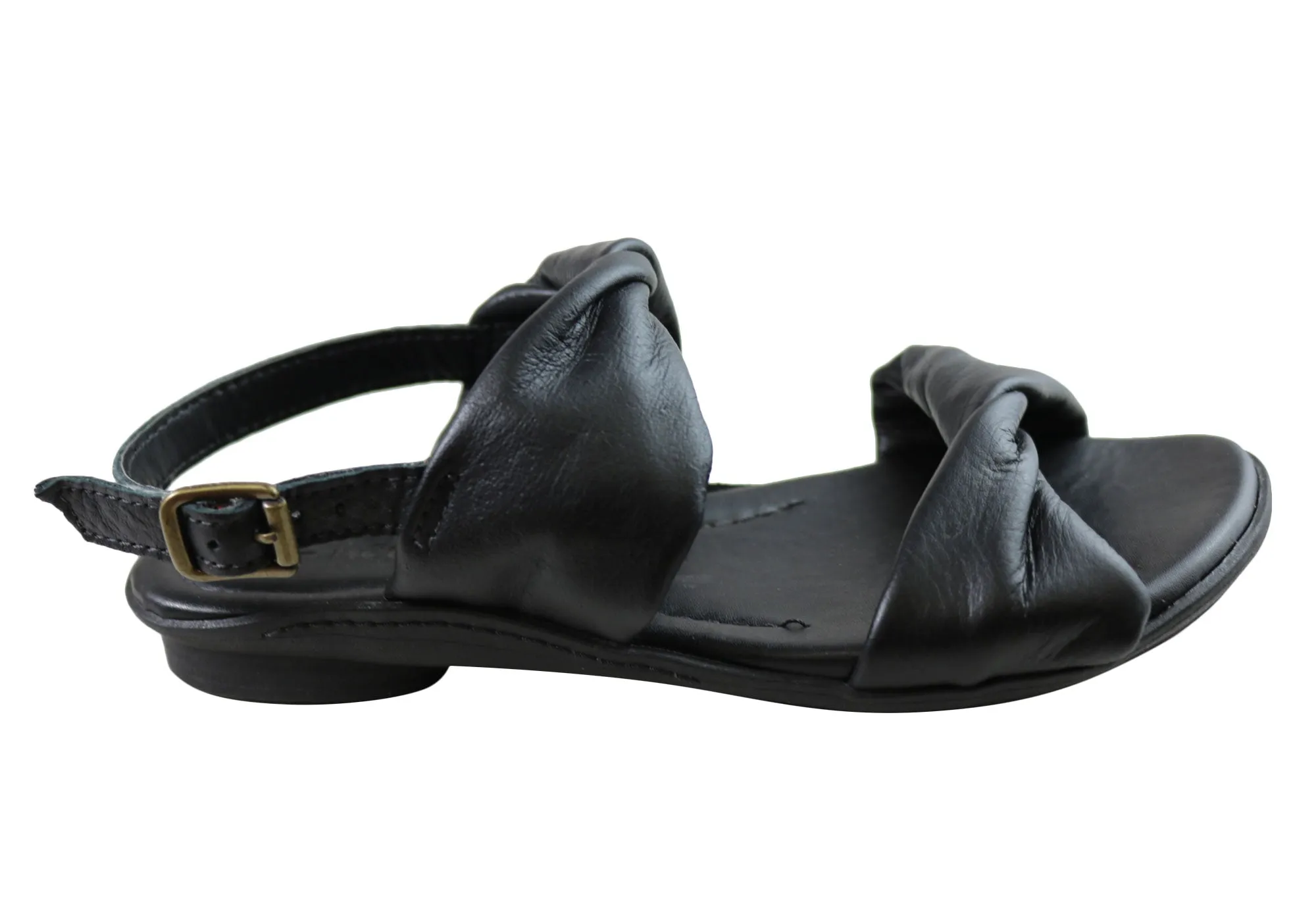 New Face Auckland Womens Comfortable Leather Sandals Made In Brazil Comfort All-Day Comfortable Flats