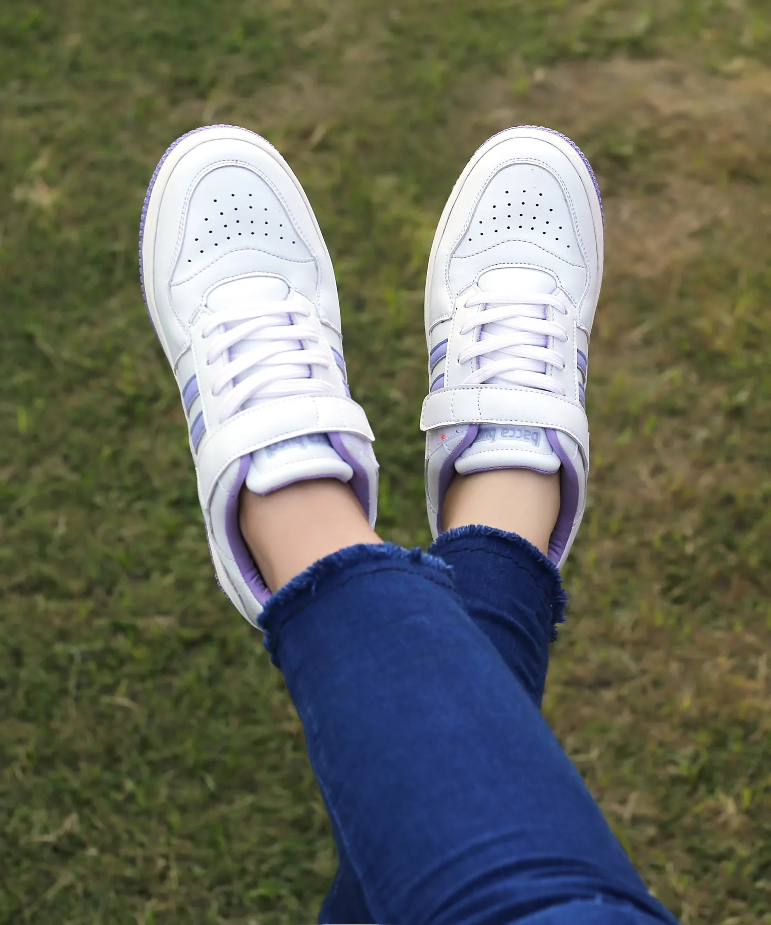 Bacca Bucci PHOENIX Low-Top Fashion Women's Sneakers with Hook & Loop Closure High Quality