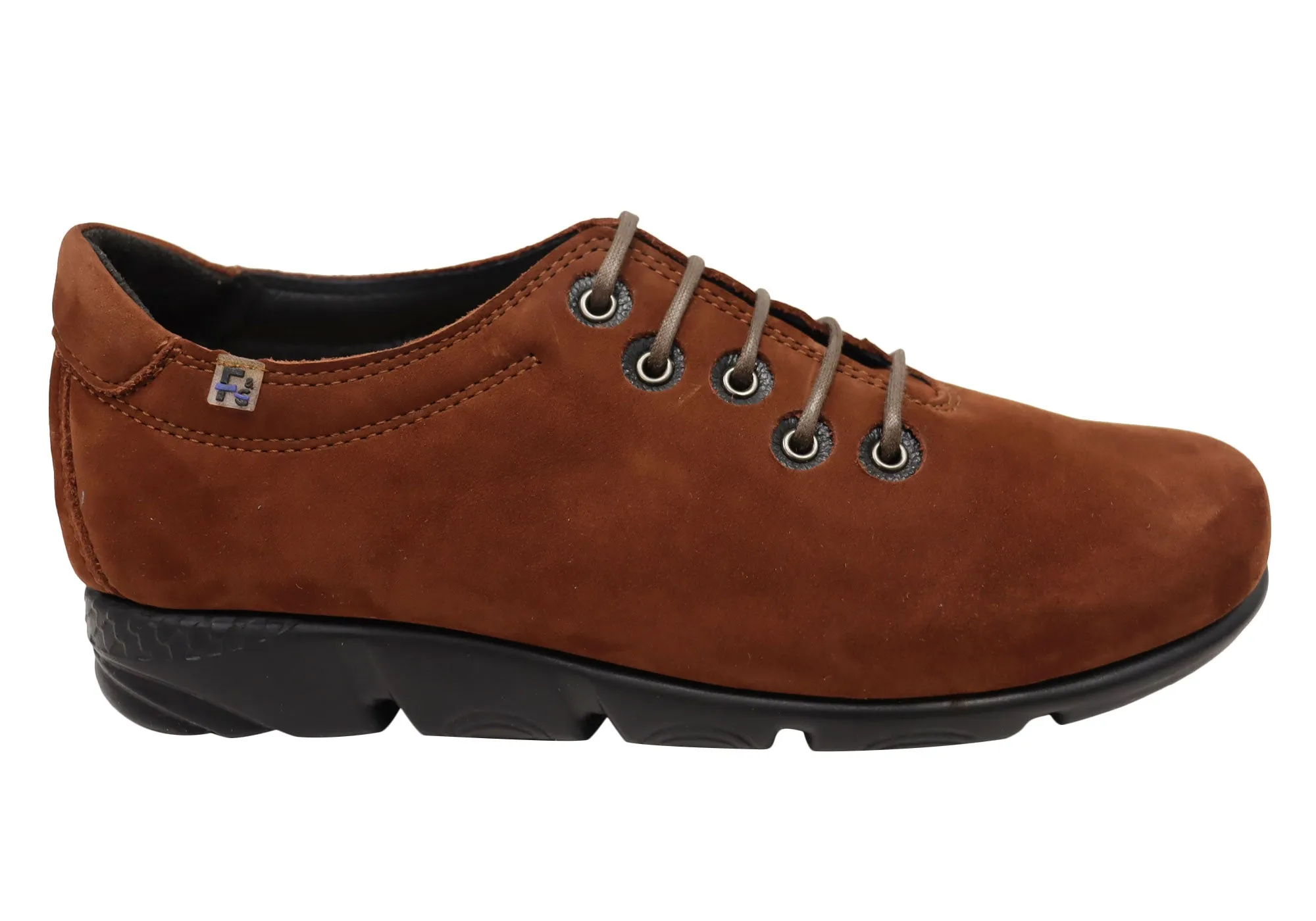 Flex & Go Jasmine Womens Comfortable Leather Shoes Made In Portugal Gel Soft Quality