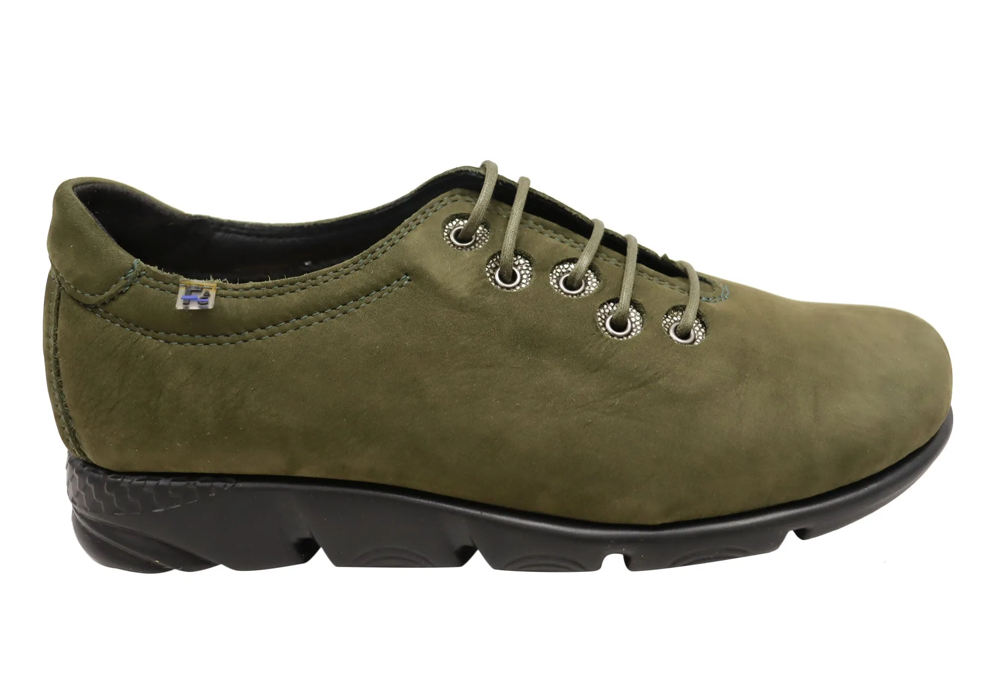 Flexibility Flex & Go Jasmine Womens Comfortable Leather Shoes Made In Portugal