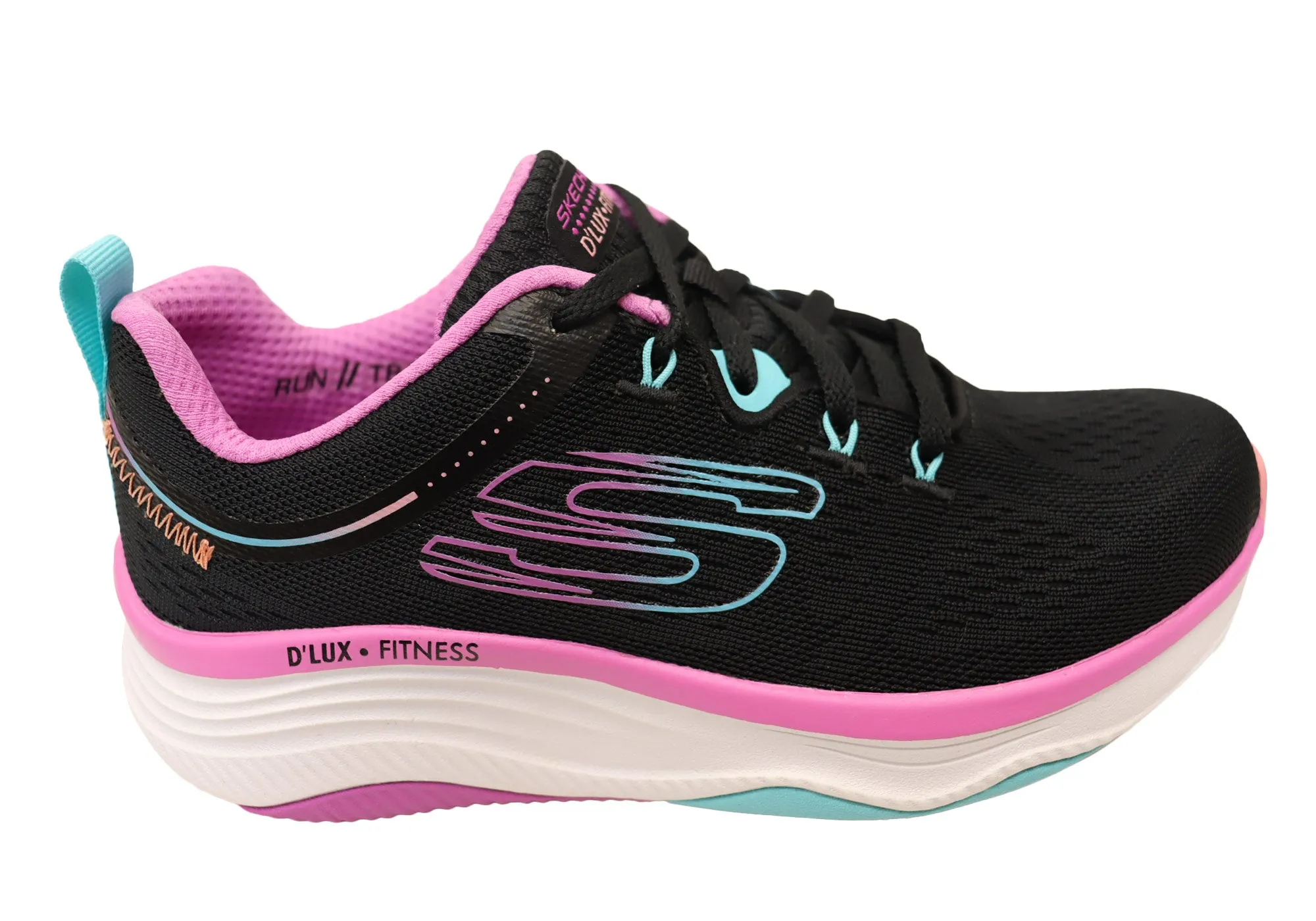 Skechers Womens Relaxed Fit D Lux Fitness New Moxie Shoes Rich Jewel