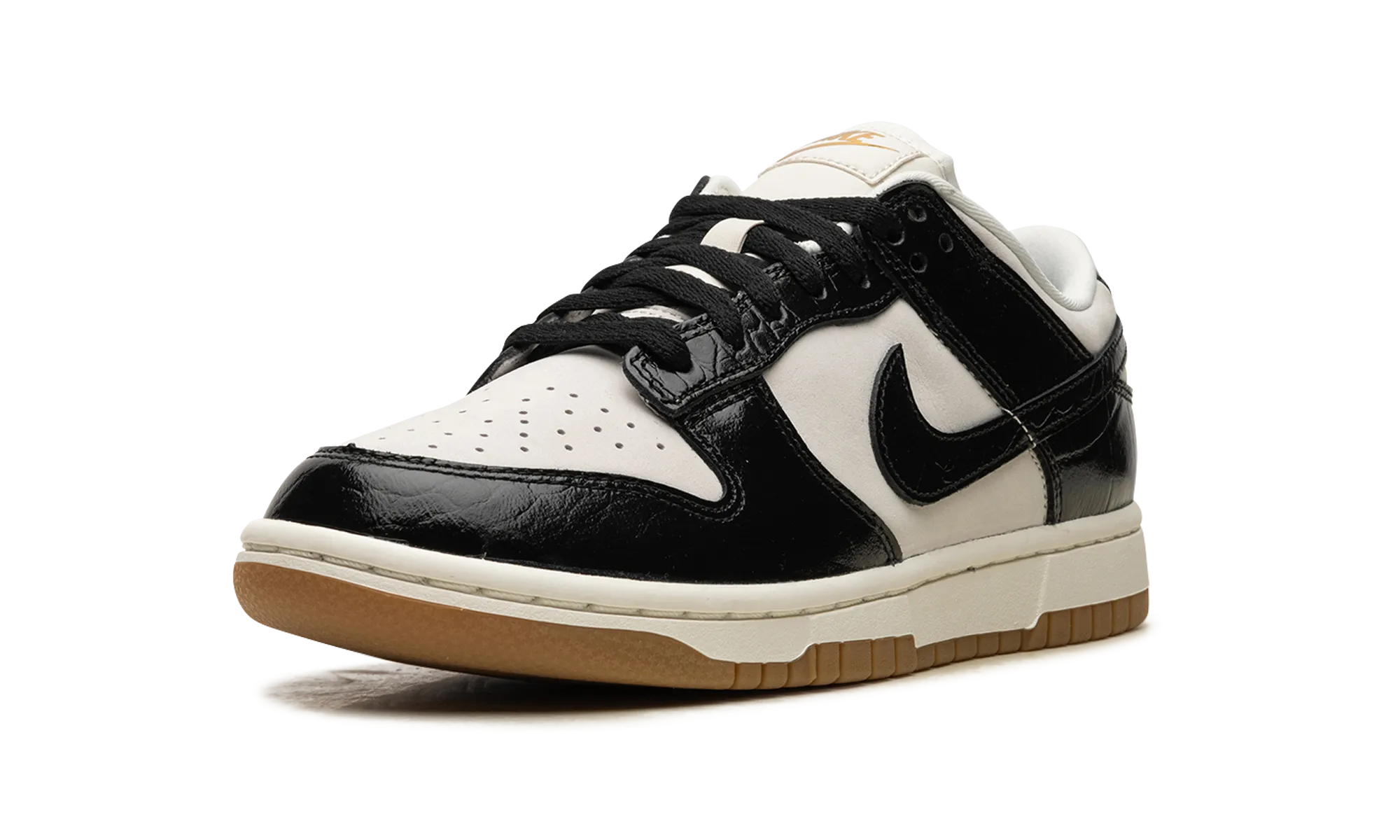 Wmns Dunk Low LX "Black Croc" Easy Fit Flexible Movement