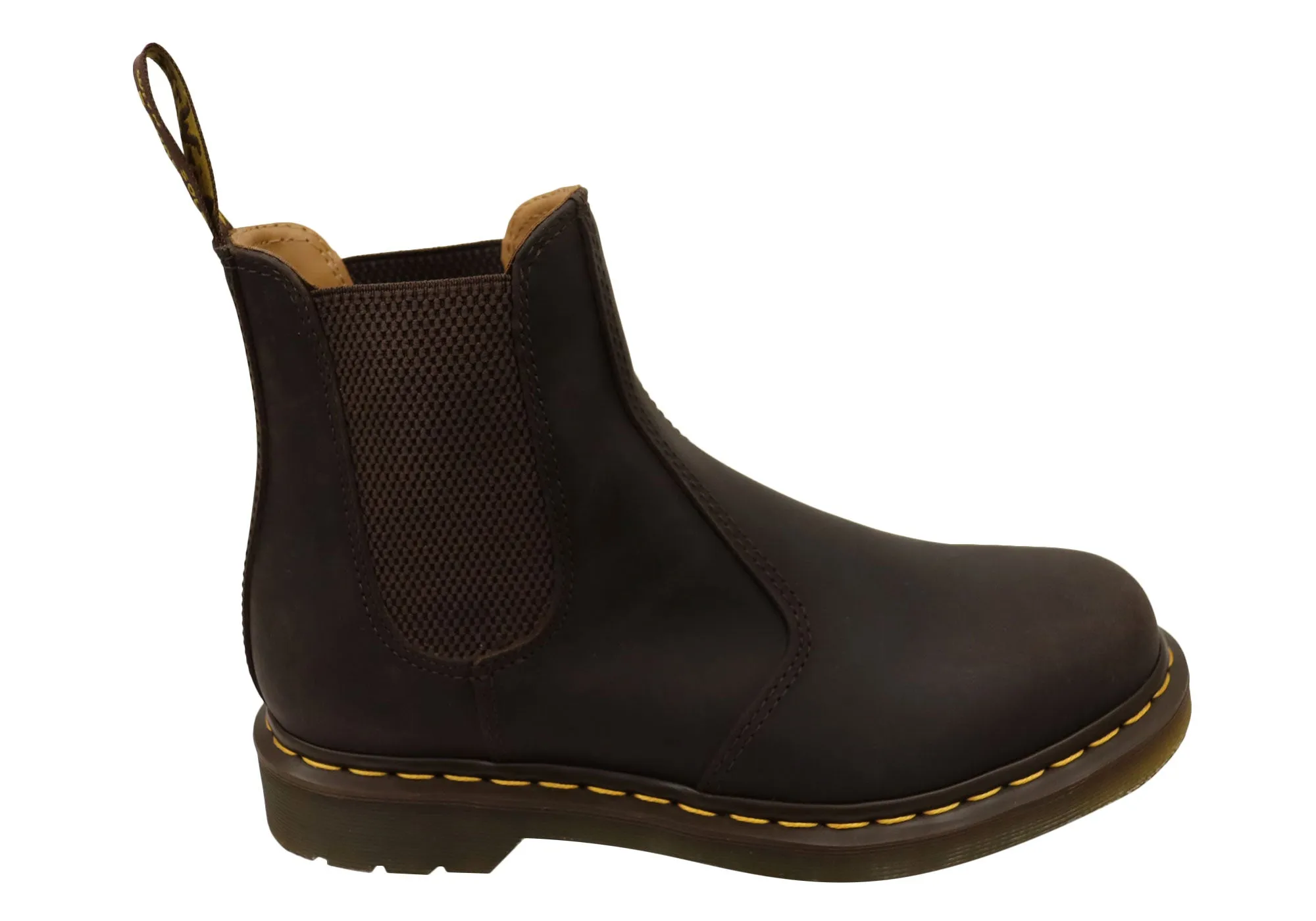 Low Profile Remote Hiking Low Profile Trail Exploration Dr Martens 2976 YS Crazy Horse Unisex Leather Chelsea Boots