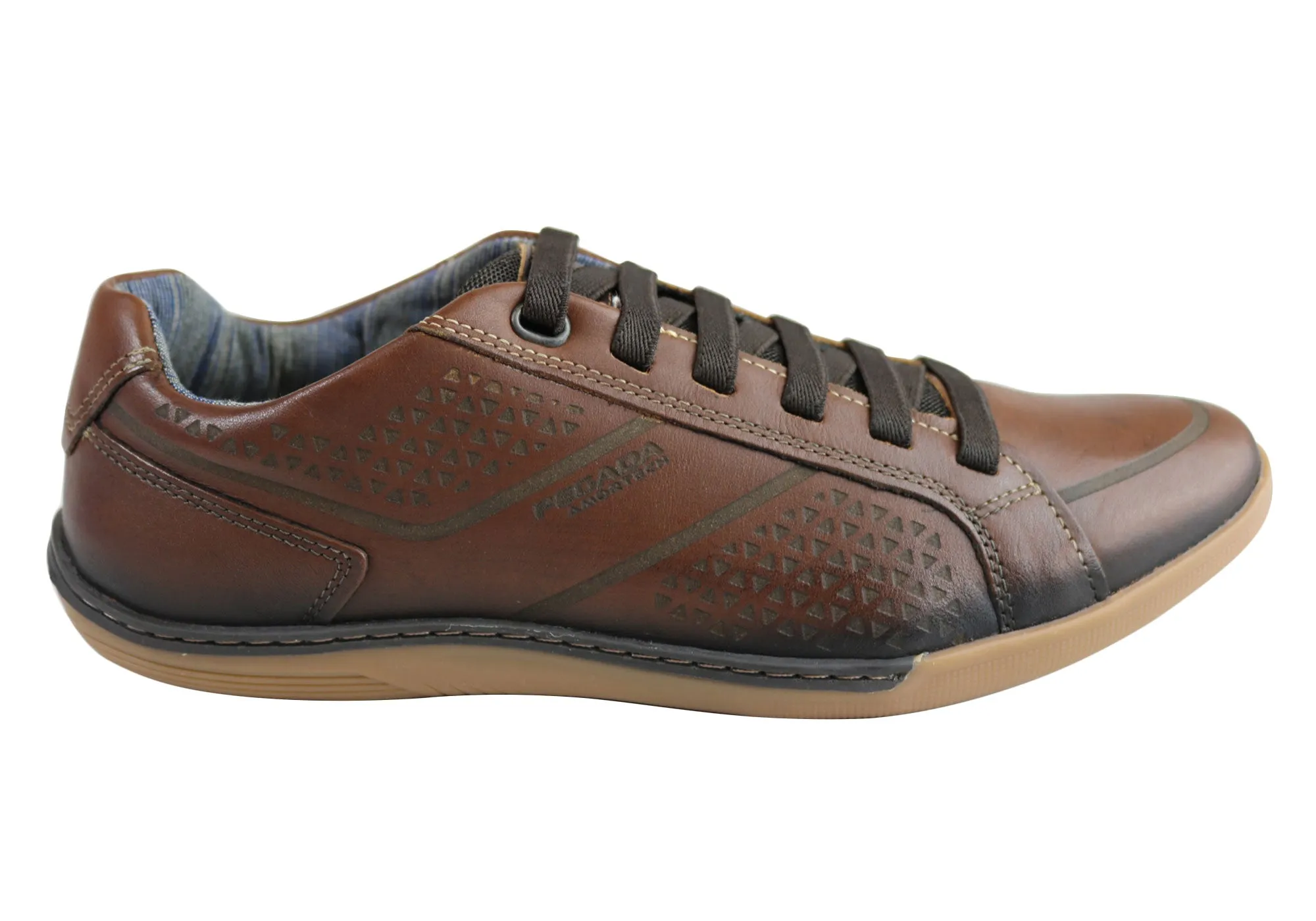 Pegada Hank Mens Leather Slip On Comfort Casual Shoes Made In Brazil Wardrobe Staple