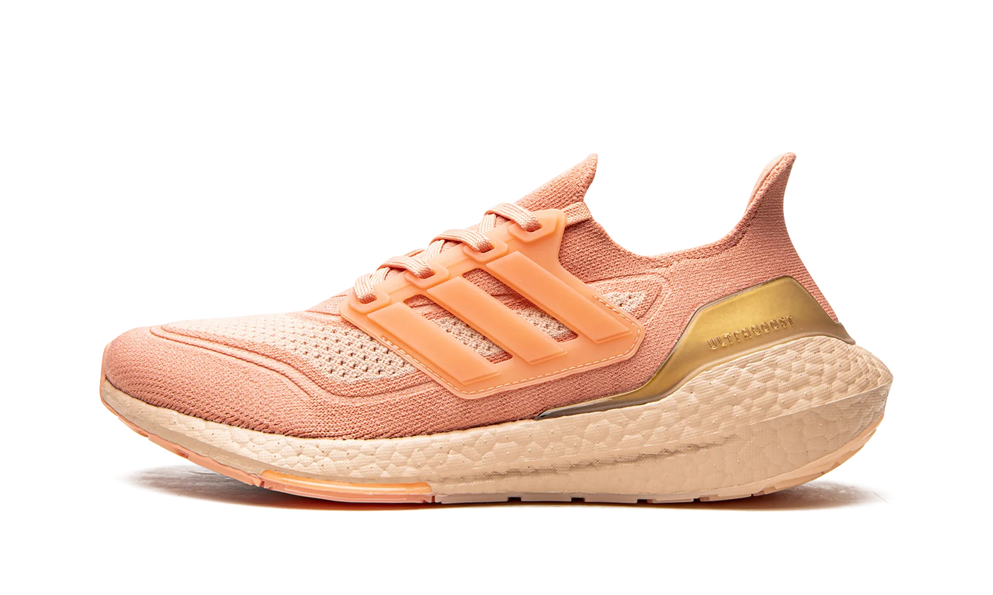ULTRABOOST 21 MNS WMNS "Ambient Blush" Train Step