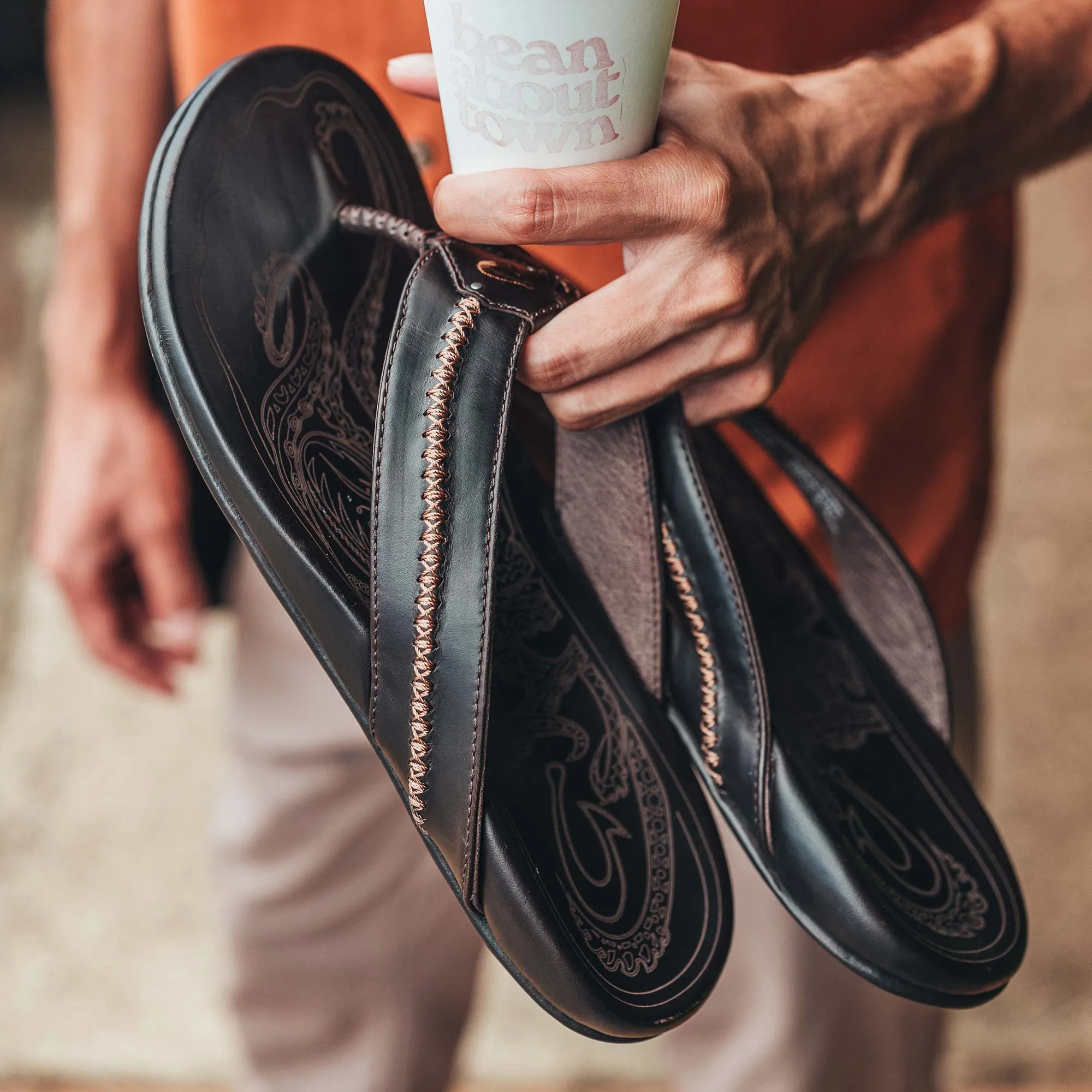 Velcro straps Mea Ola - Dark Java