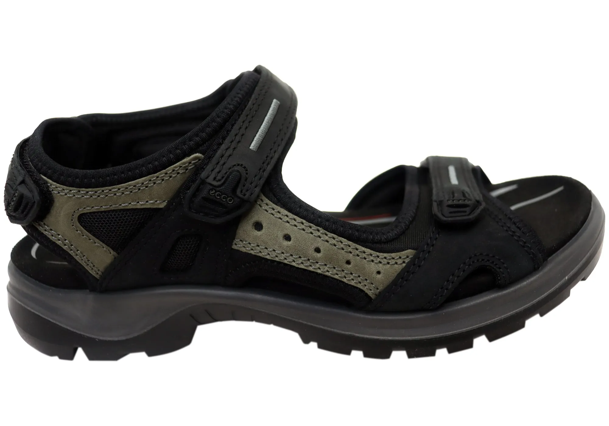 Foot-Friendly Design Daily Wear ECCO Womens Offroad Comfortable Leather Adjustable Sandals