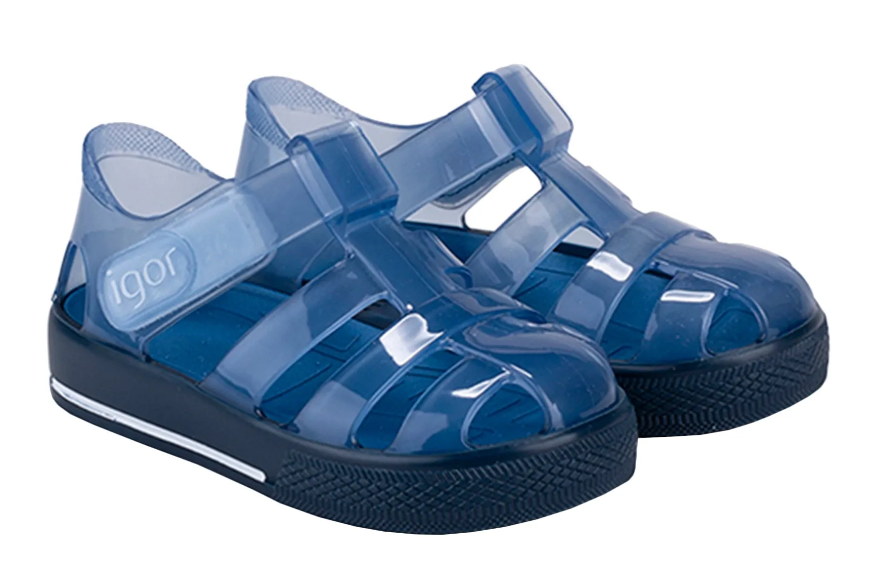 Washable Igor Star Brillo Jelly Sandal - Marino