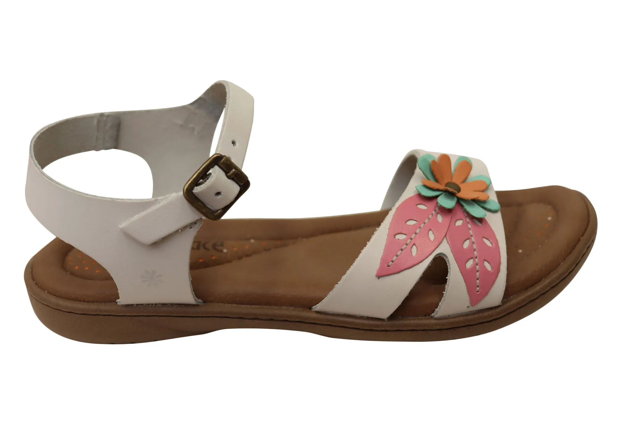 New Face Mindy Womens Comfortable Leather Sandals Made In Brazil Travel Light