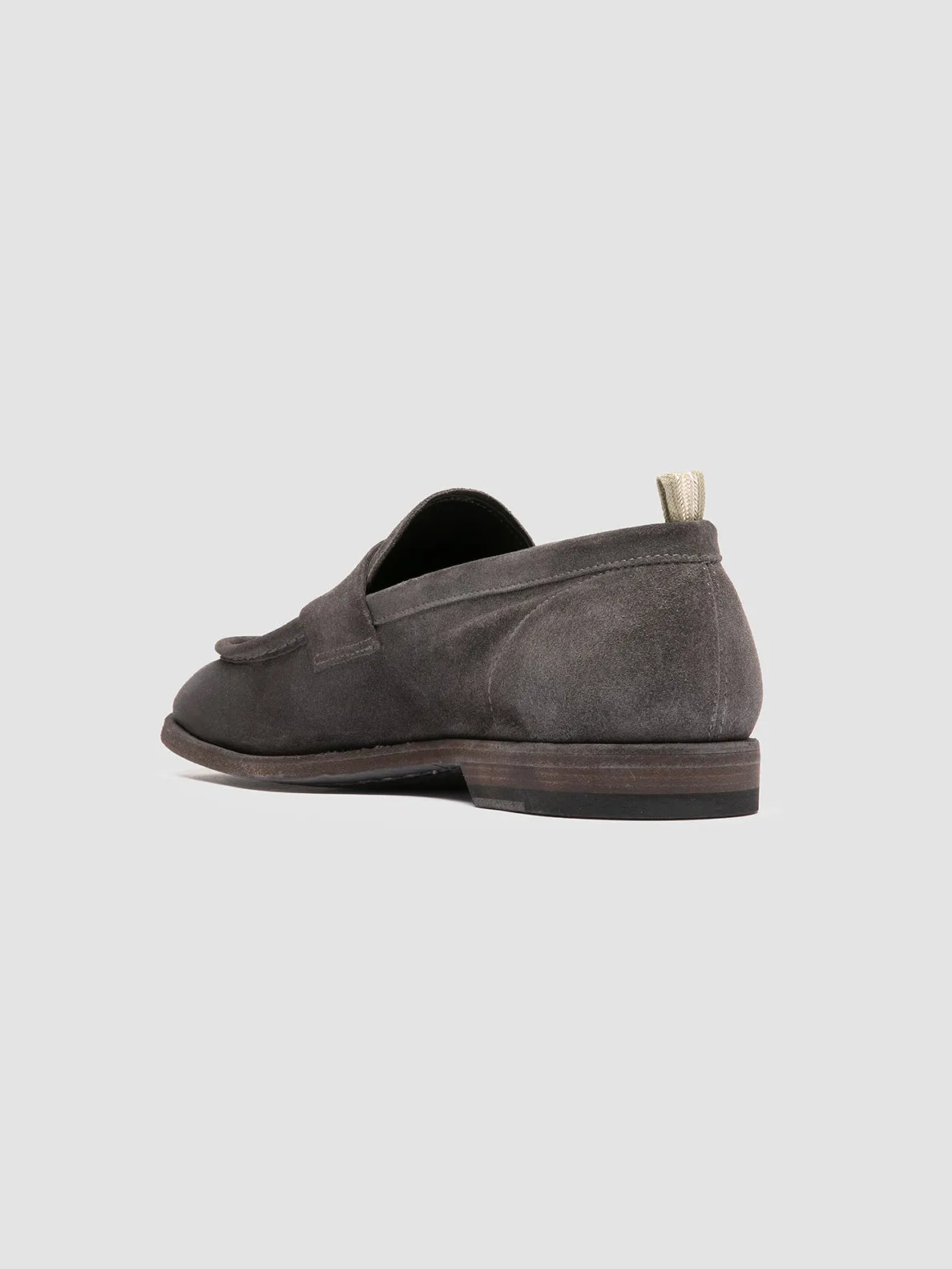 Minimal Choice SOUND 001 - Grey Suede Penny Loafers