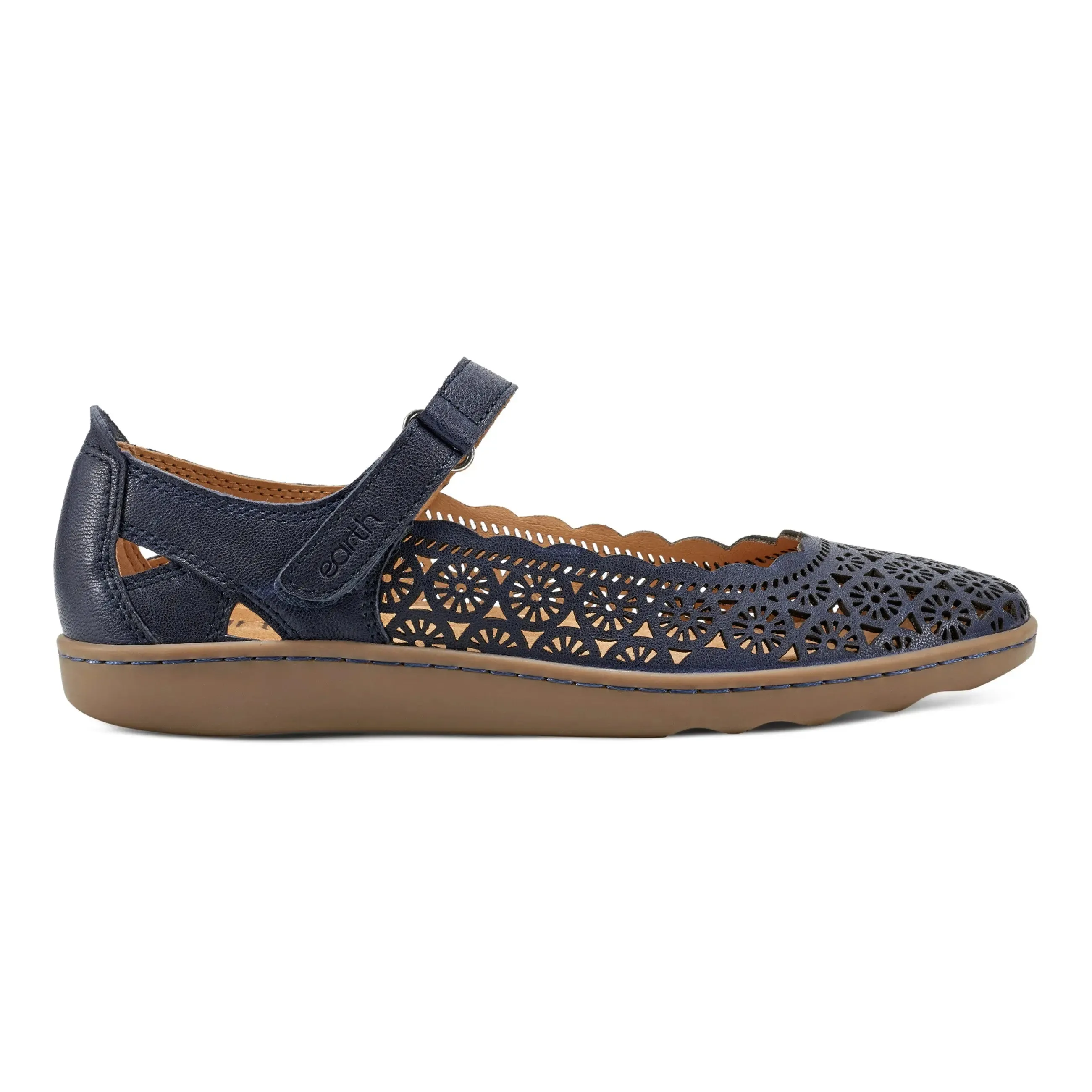 Lady Perforated Slip-On Ballet Flat Sandal Style
