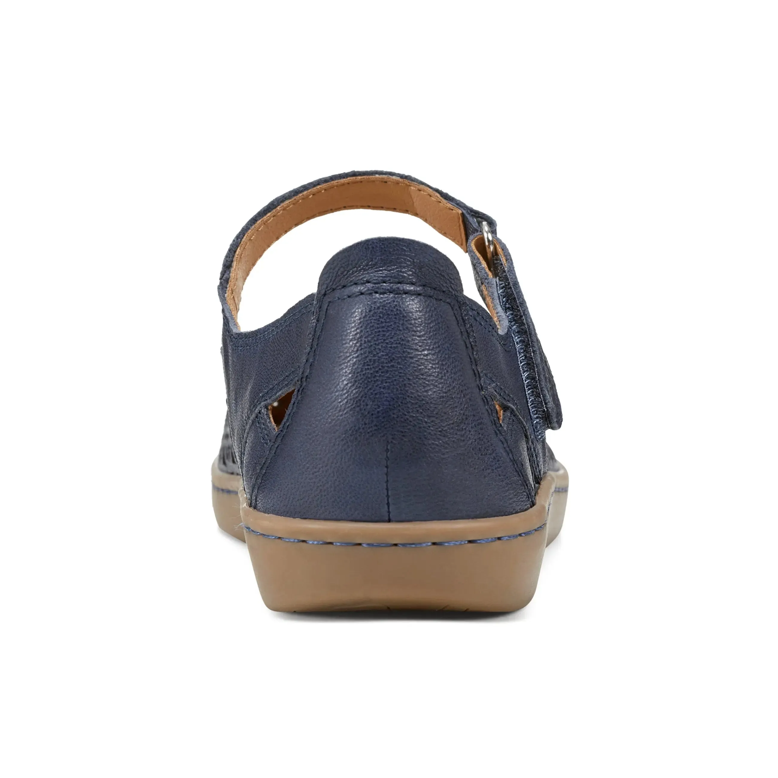 Heel Hug Light Comfort Lady Perforated Slip-On Ballet Flat