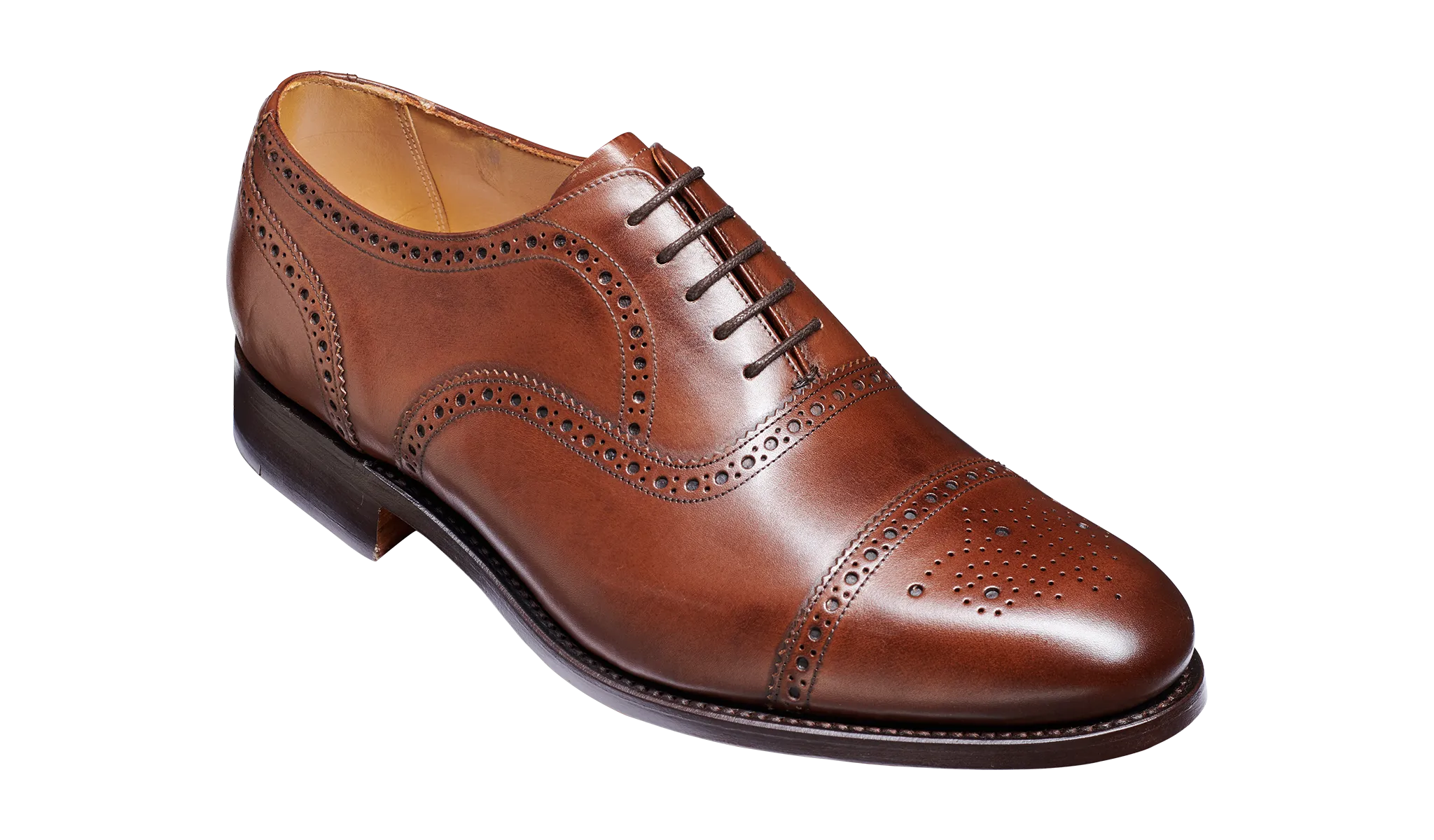 Air Mesh Cross Teaming Mirfield - Dark Walnut Calf