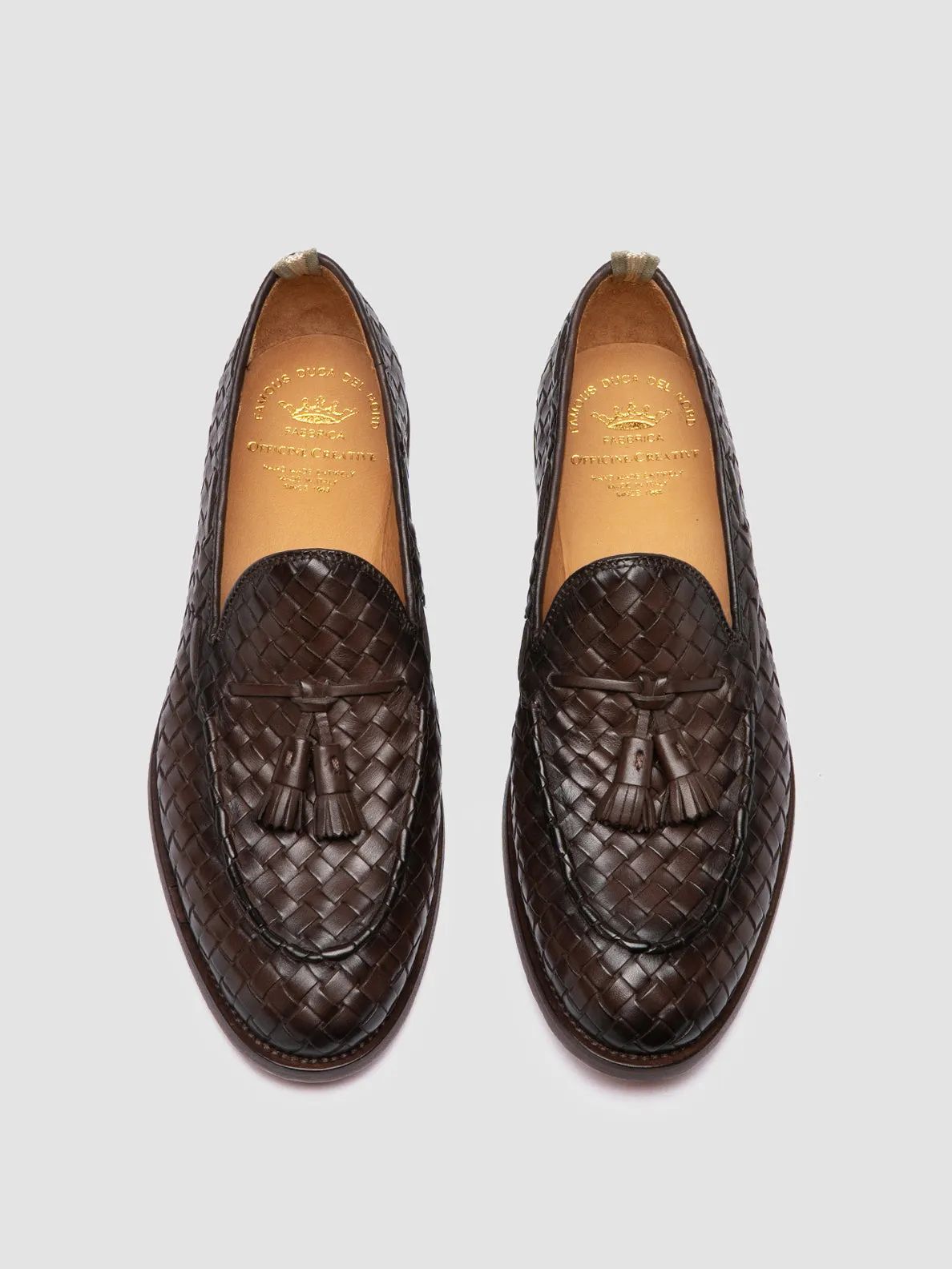 Flat Comfort Comfort Flex OPERA 004 - Brown Leather Tassel Loafers