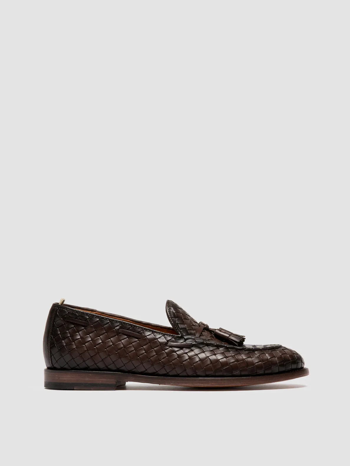 Metal Pop OPERA 004 - Brown Leather Tassel Loafers