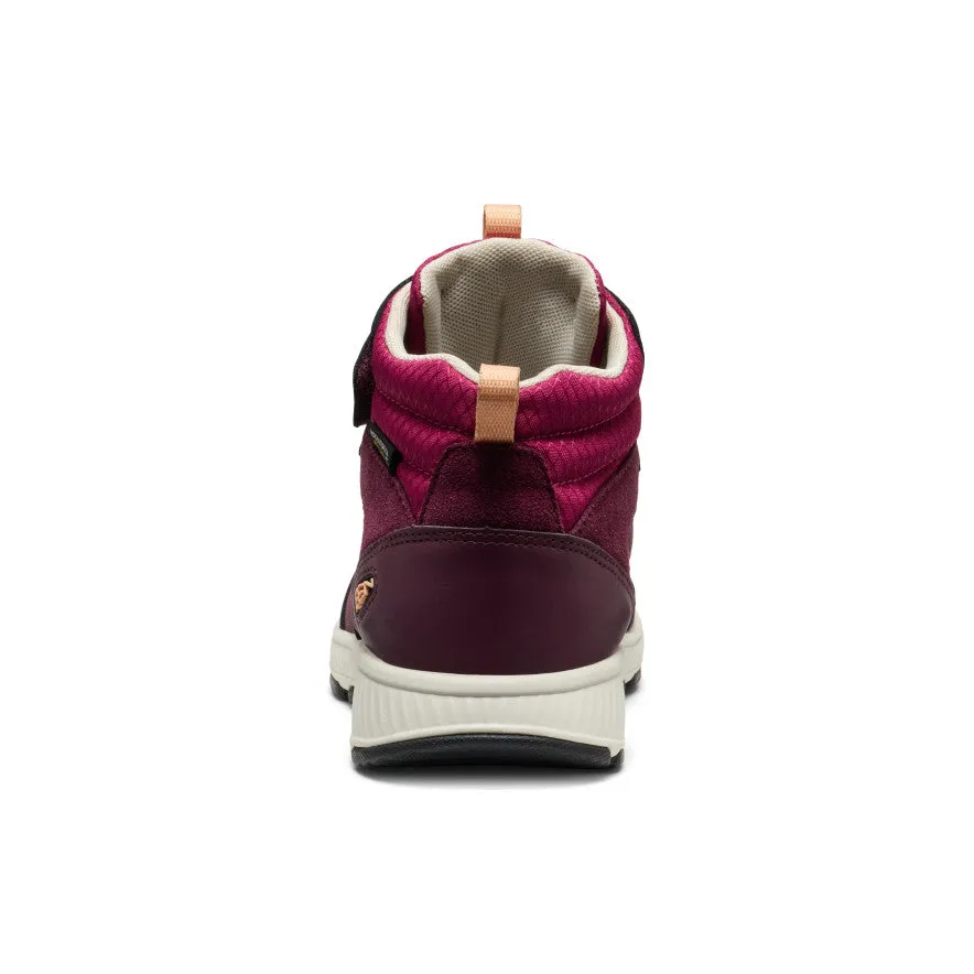 Big Kids' Skua Waterproof Boot  |  Fig/Peach Fuzz Trendy Vibe