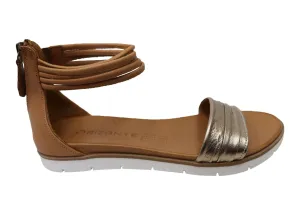 Orizonte Mischa Womens Comfortable European Leather Sandals Tropical Mood Firm Step