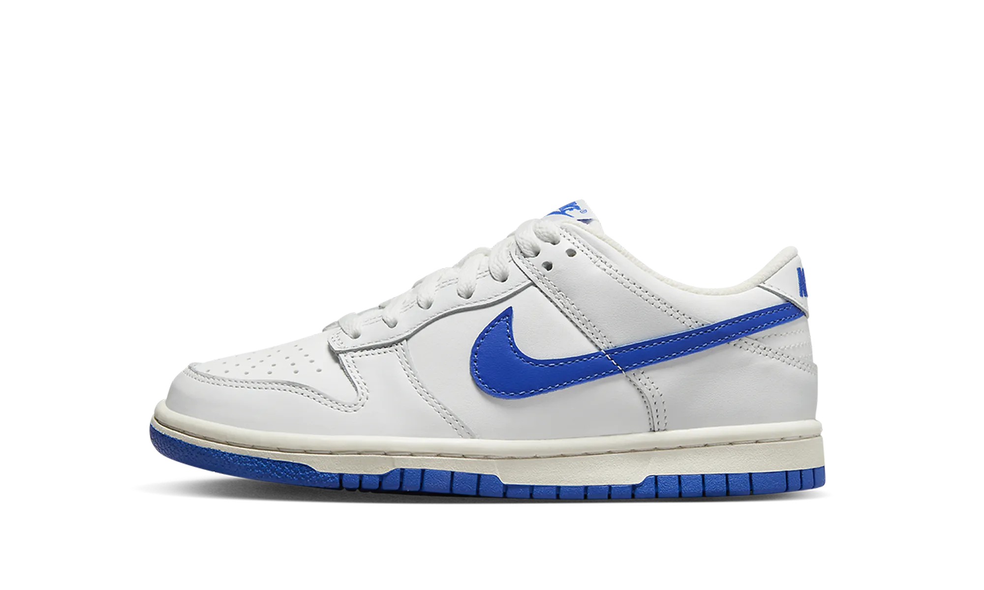 Dunk Low GS "Summit White Hyper Royal" Seamless Finish Street Proof