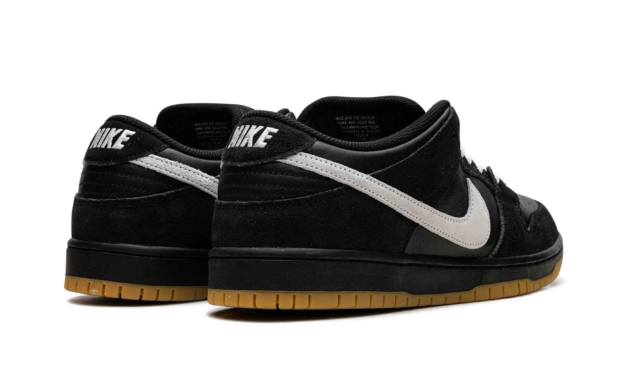 Dunk Low Pro SB "Black White Gum" Comfortable Padding