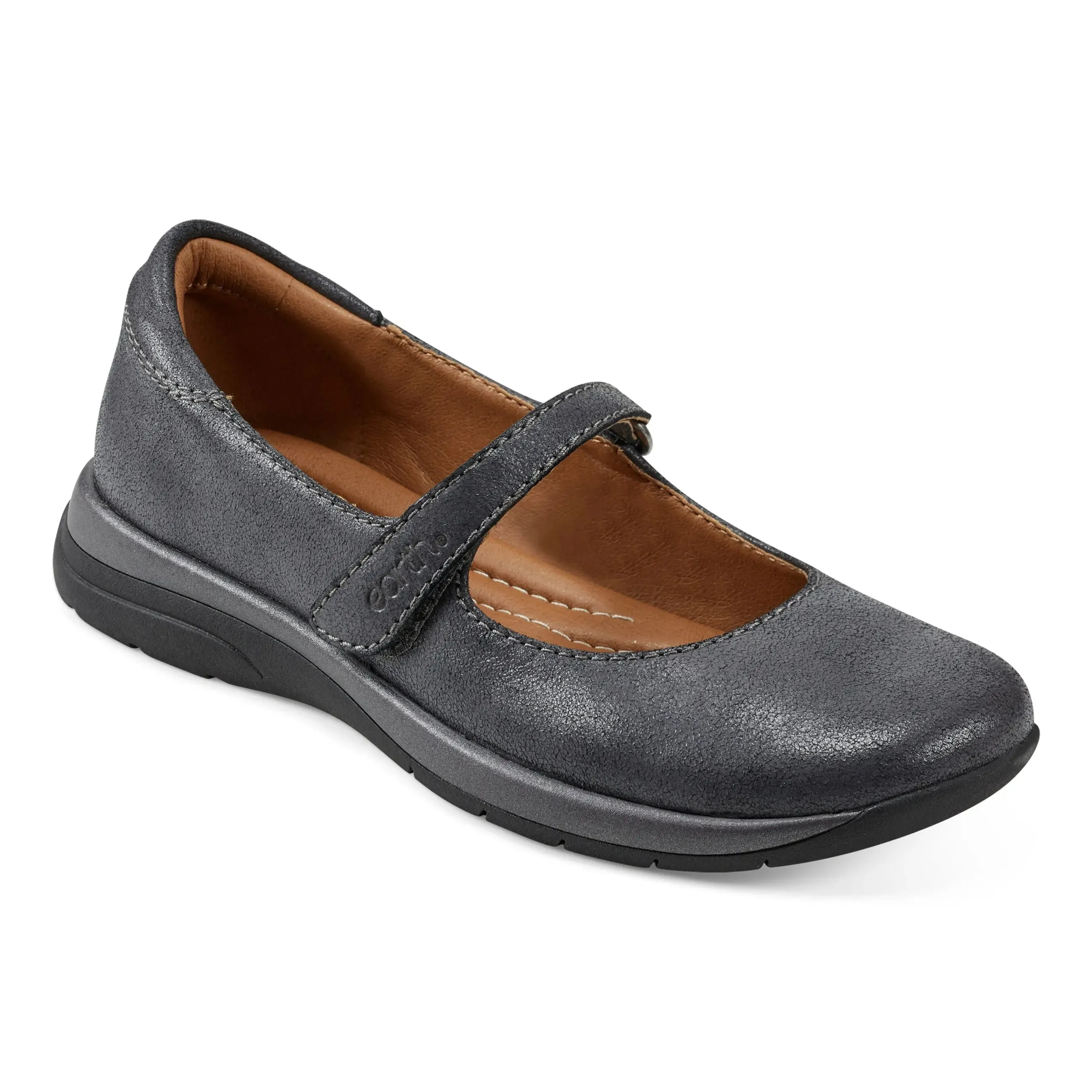 Wear   Resistant Tose Lug Sole Square Toe Casual Ballet Flats
