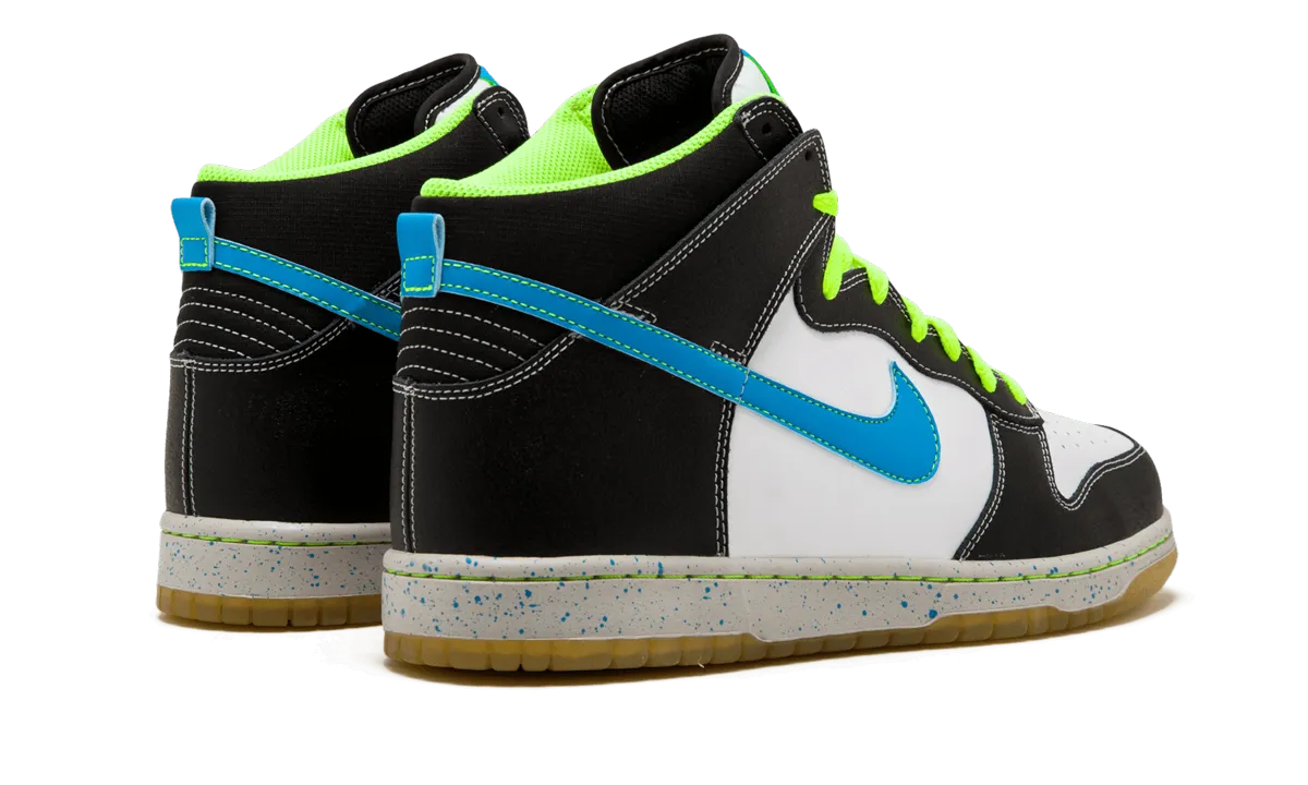 Dunk High AS PRM "White Blue Glow" Flat footbed