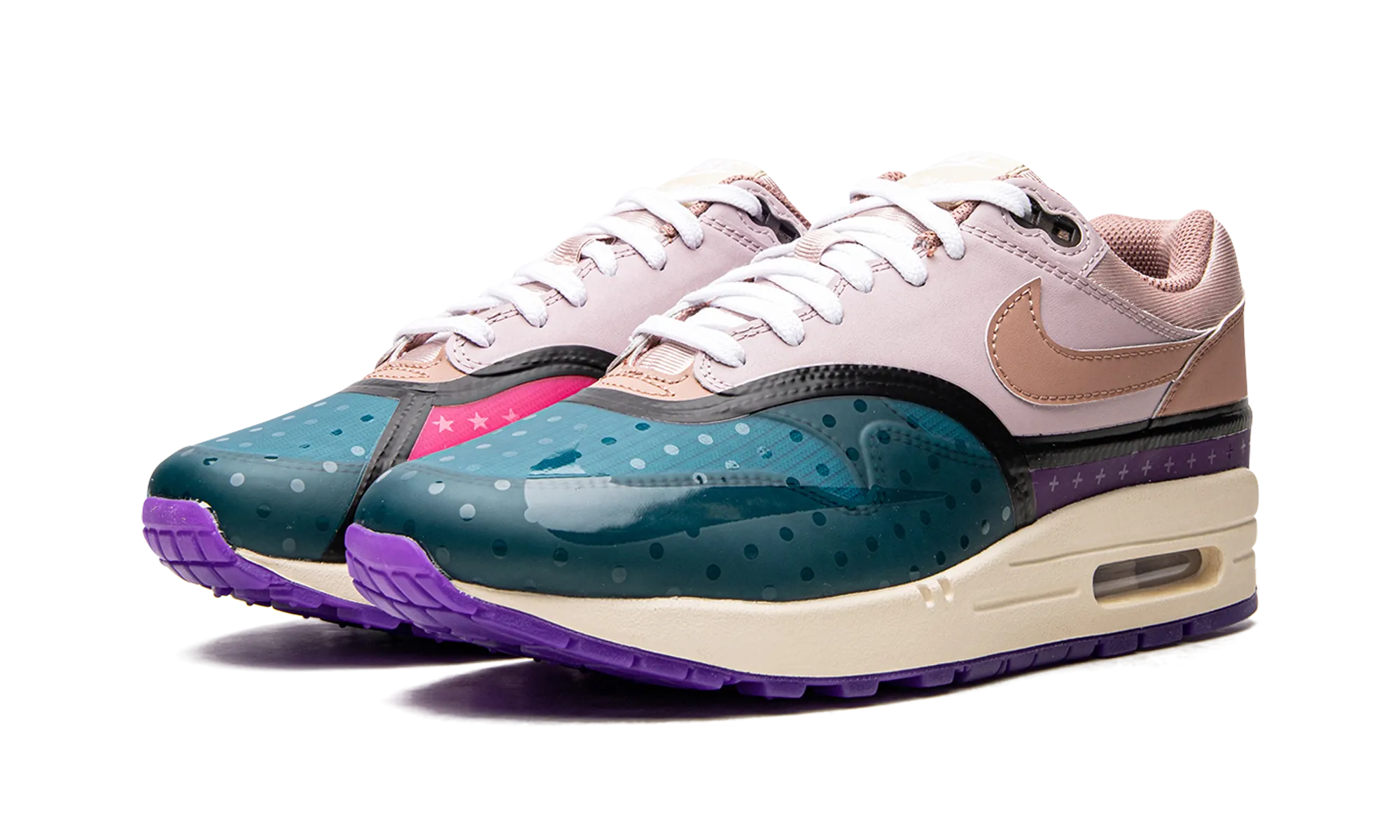 Rainy Day Durable   construction AIR MAX 1 () WMNS "Plum Fog Fossil Rose"