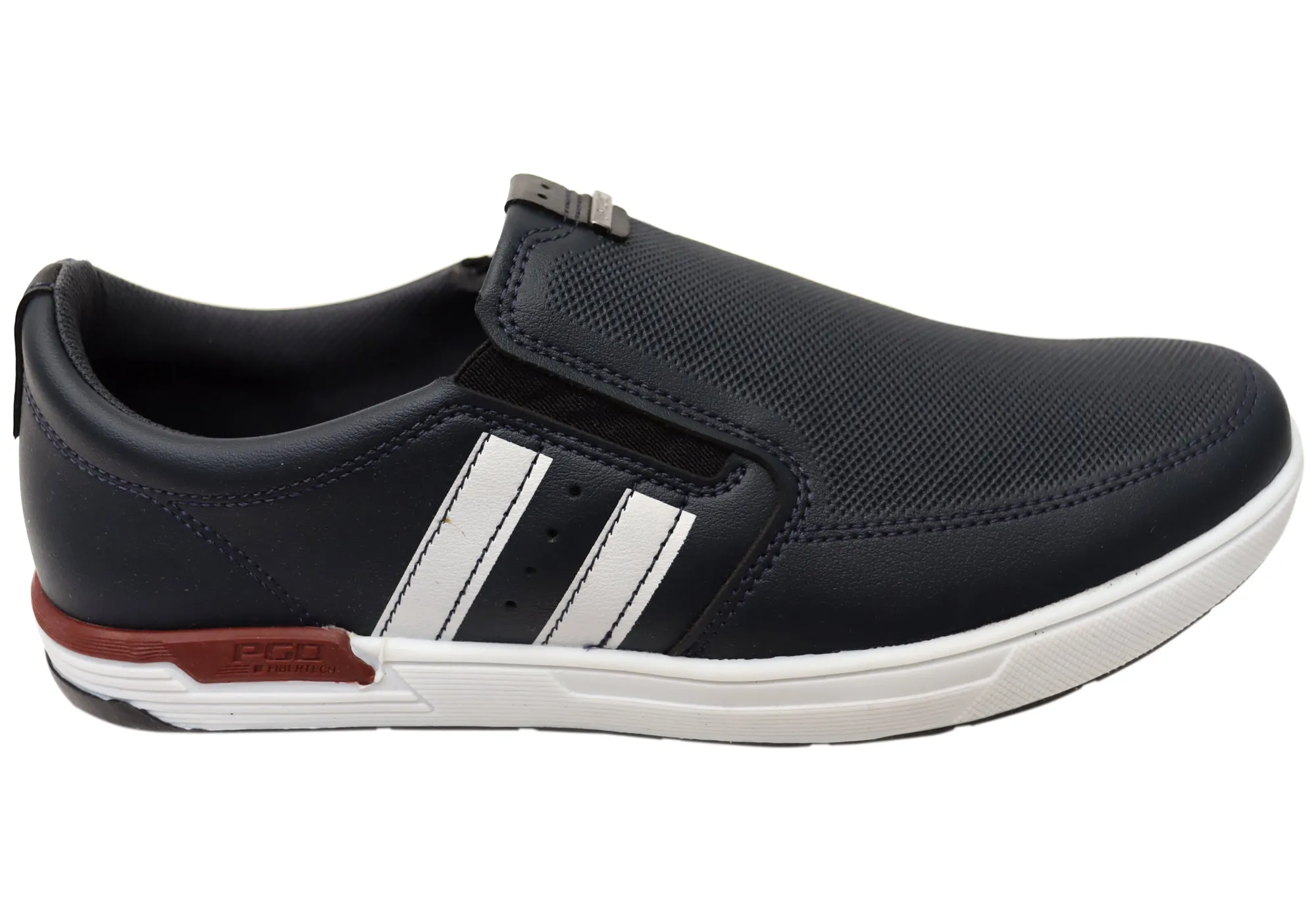 Pegada Chase Mens Comfortable Slip On Casual Shoes Made In Brazil Work Routine Memory   foam