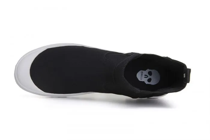 'Hammer Chelsea' vegan canvas chelsea boot by King55 - black Urban Hiker