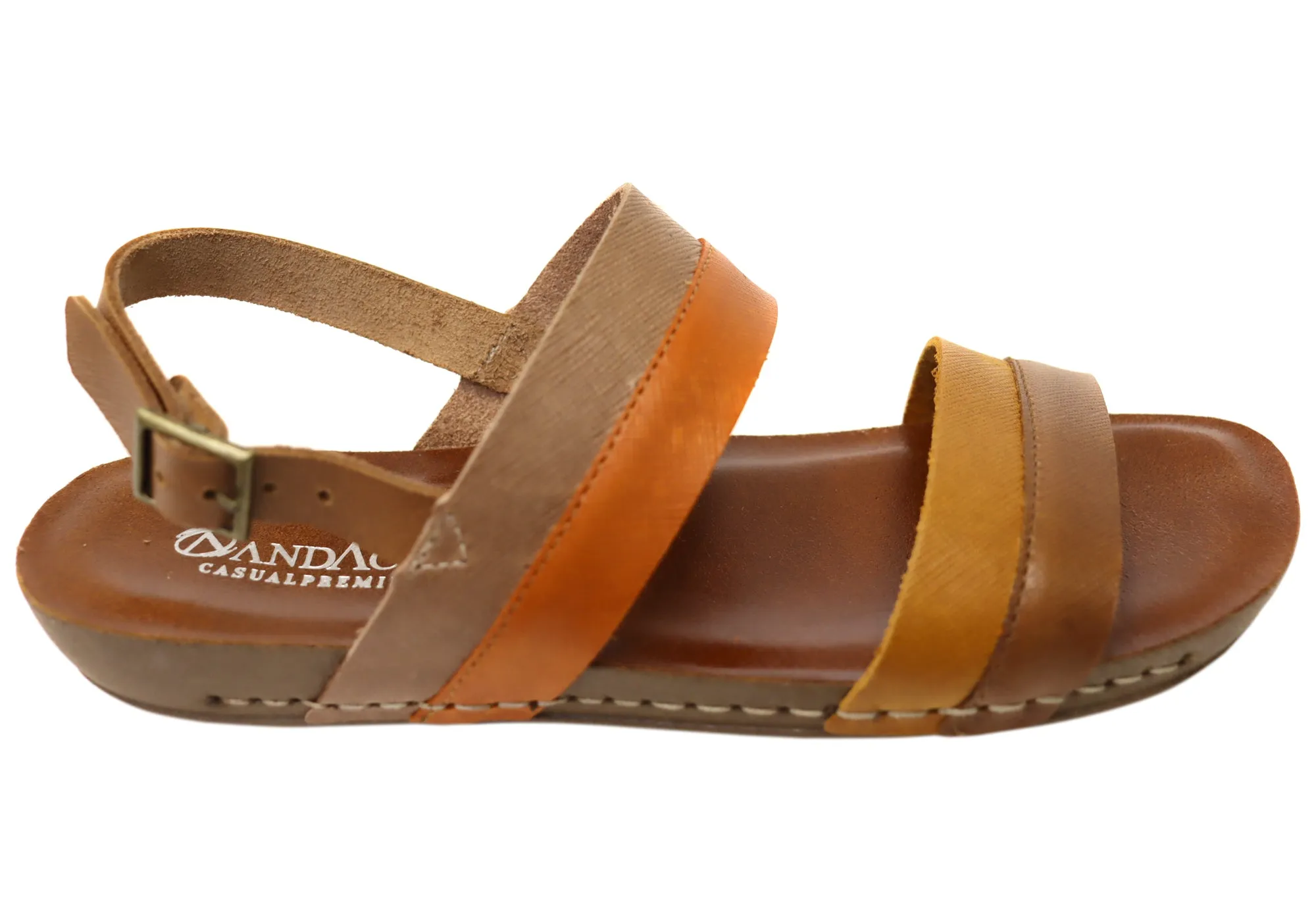 Beach Sandals for Men Andacco Camino Womens Comfortable Leather Sandals Made In Brazil
