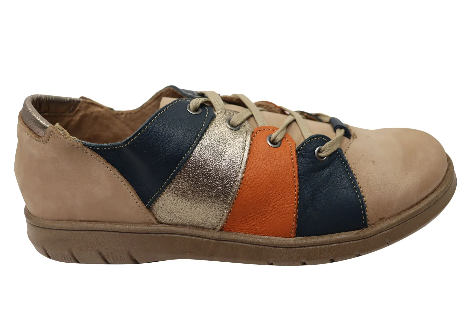 Breathable City Adventure Desert Cool Balatore Meredith Womens Comfortable Leather Shoes Made In Brazil