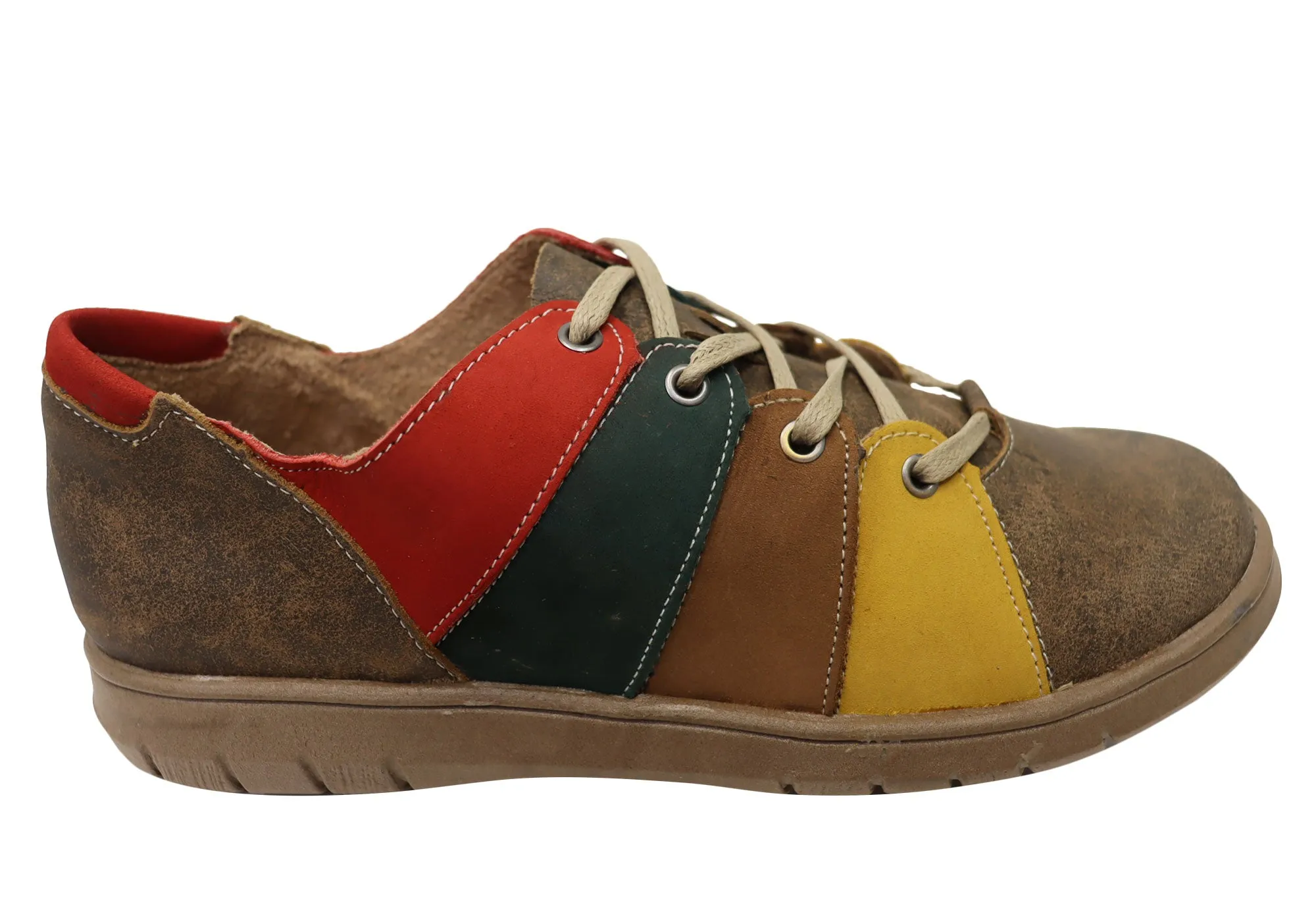 ergonomic Play Mode Balatore Meredith Womens Comfortable Leather Shoes Made In Brazil