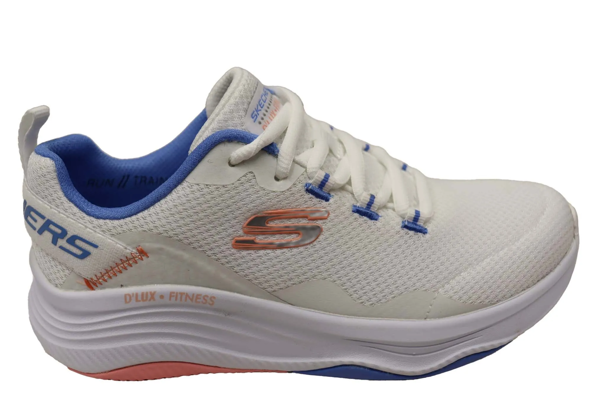 Daily Chill Cushioned Base Work Commute Skechers Womens D Lux Fitness Comfortable Memory Foam Shoes