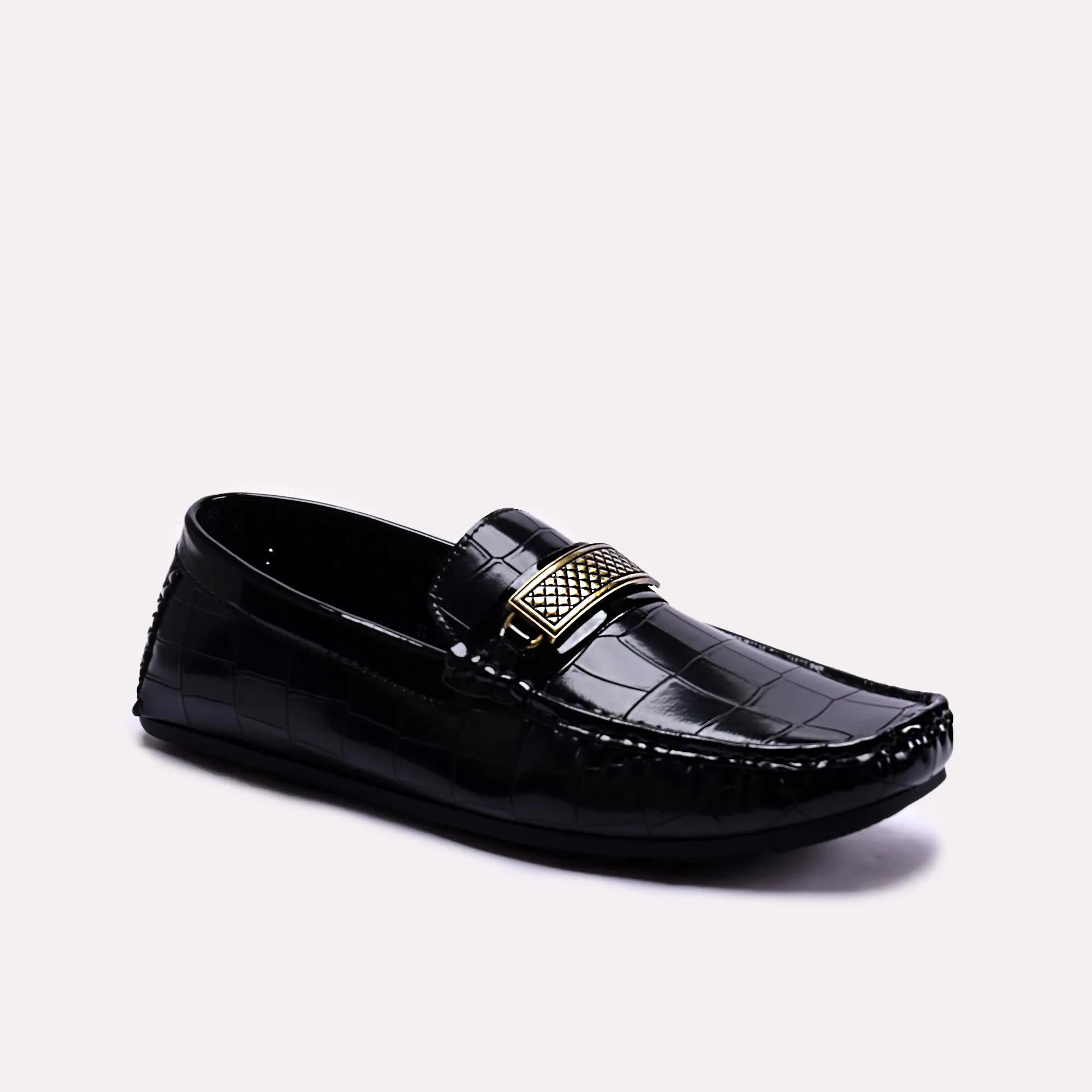 Zero Stress Kevin Black Quilted Loafers 0130782