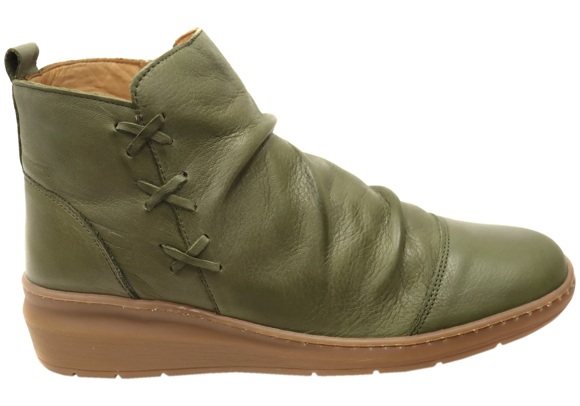 Durable Construction Hiking Fit Cabello Comfort Perry Womens European Comfortable Leather Boots