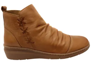 Cushioned Support Cabello Comfort Perry Womens European Comfortable Leather Boots