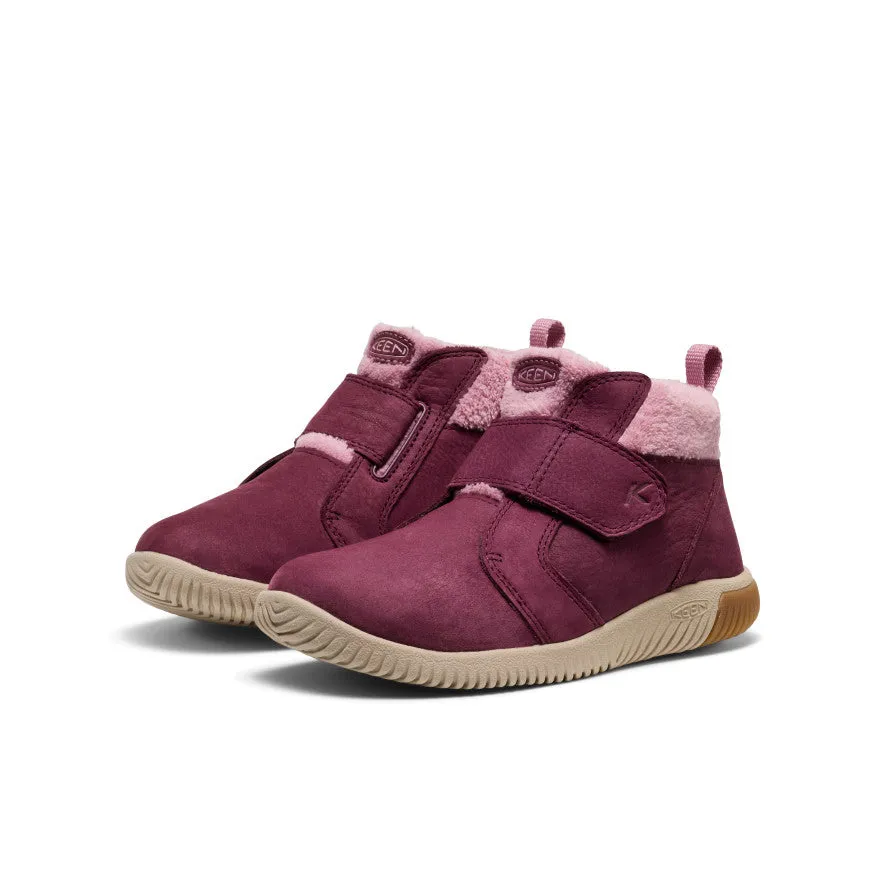 Tough Grip Rubber Outsole Big Kids' KNX Middie   |  Fig/Lilas